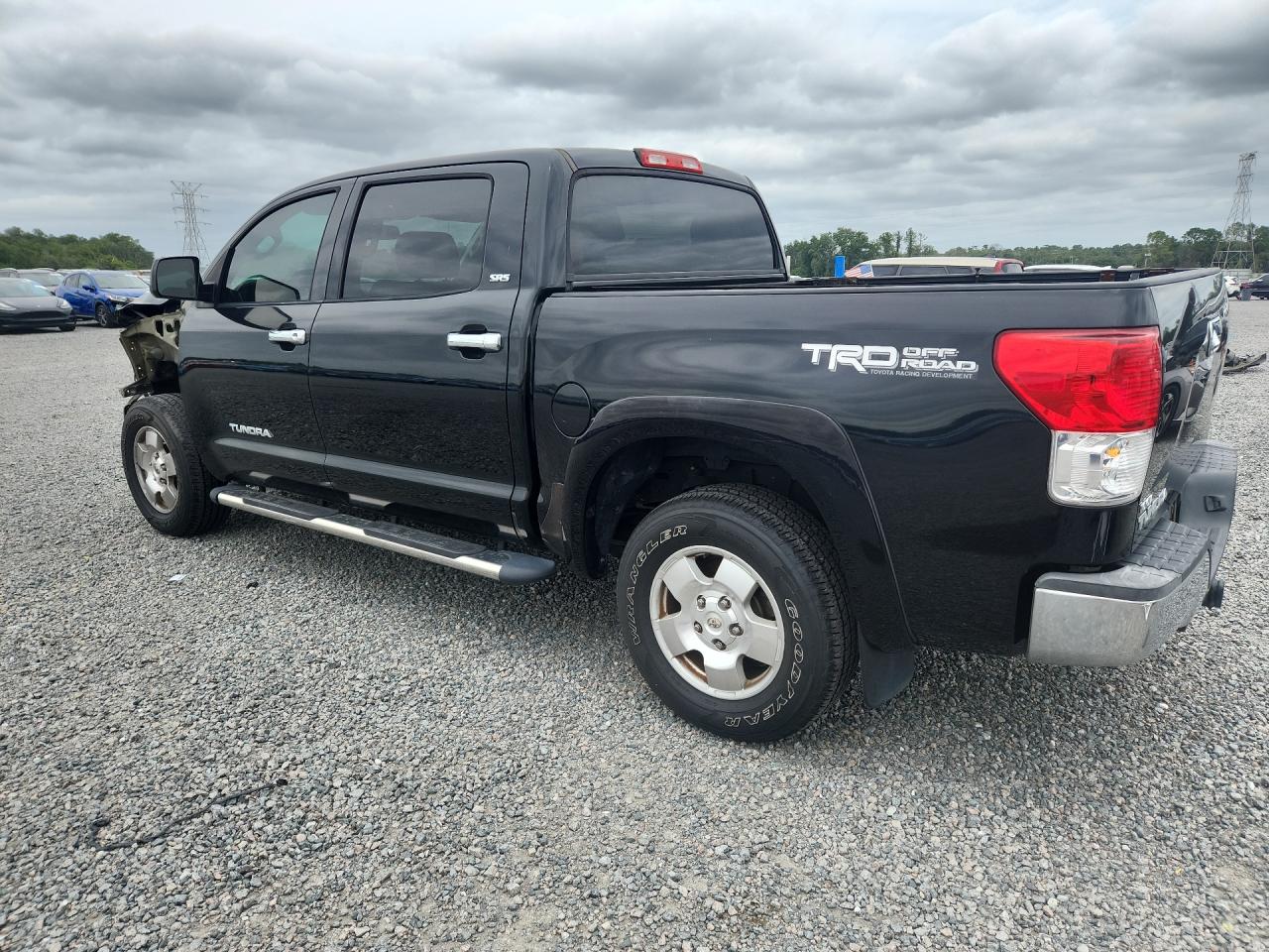2013 Toyt Tundra Cre Black vin: 5TFEY5F10DX139313