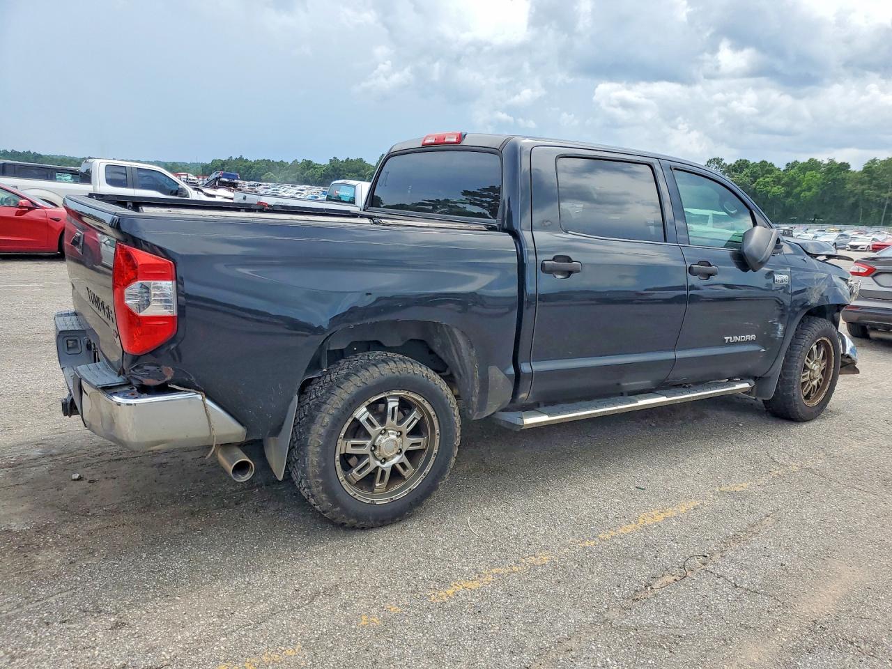 2014 Toyota Tundra Crewmax Sr5 Black vin: 5TFEY5F10EX159238