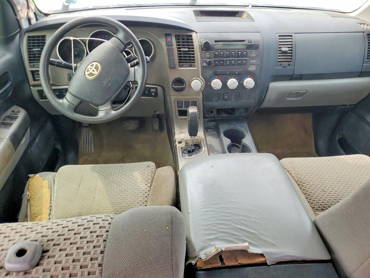 2010 Toyota Tundra Crewmax Sr5 Белый vin: 5TFEY5F11AX075469