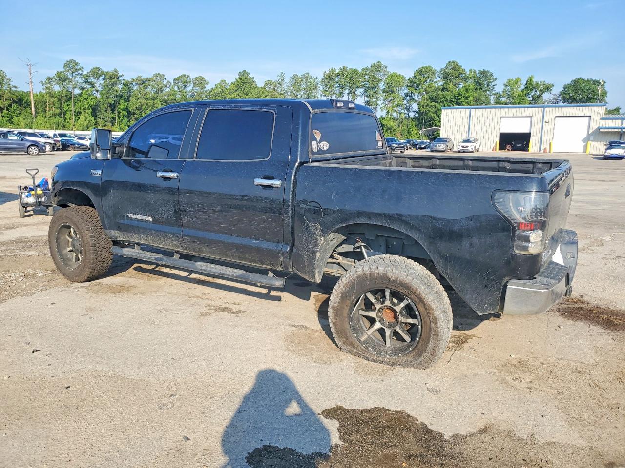 2010 Toyota Tundra Crewmax Sr5 Black vin: 5TFEY5F11AX084835