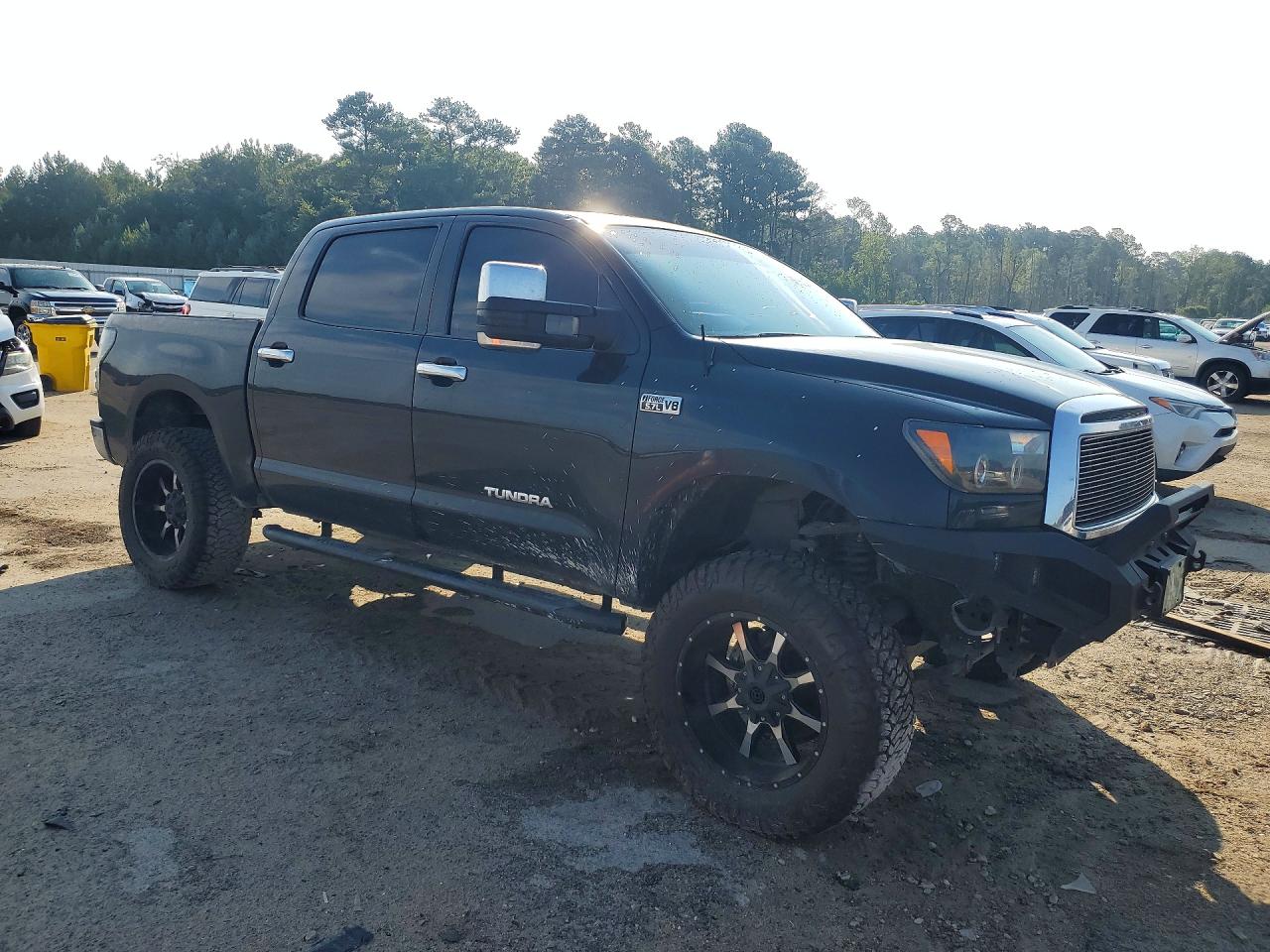 2010 Toyota Tundra Crewmax Sr5 Black vin: 5TFEY5F11AX084835