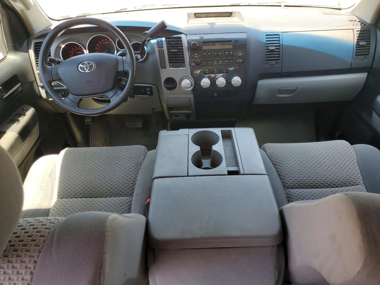 2010 Toyota Tundra Crewmax Sr5 Gray vin: 5TFEY5F11AX085113