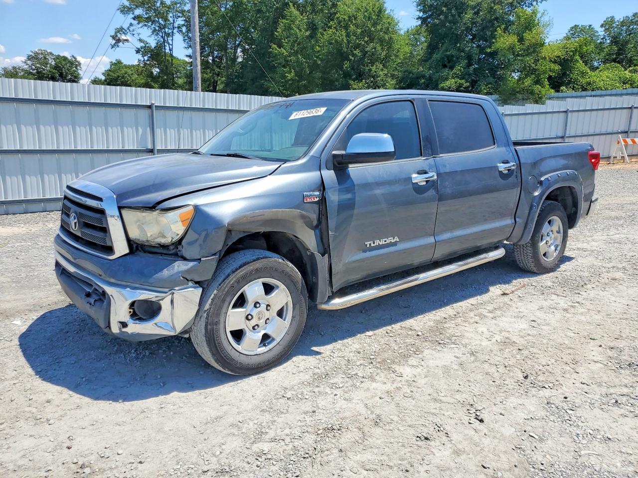 2010 Toyota Tundra Crewmax Sr5 Gray vin: 5TFEY5F11AX085113