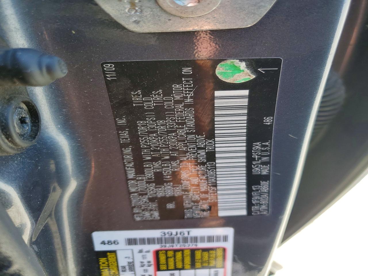 2010 Toyota Tundra Crewmax Sr5 Gray vin: 5TFEY5F11AX085113