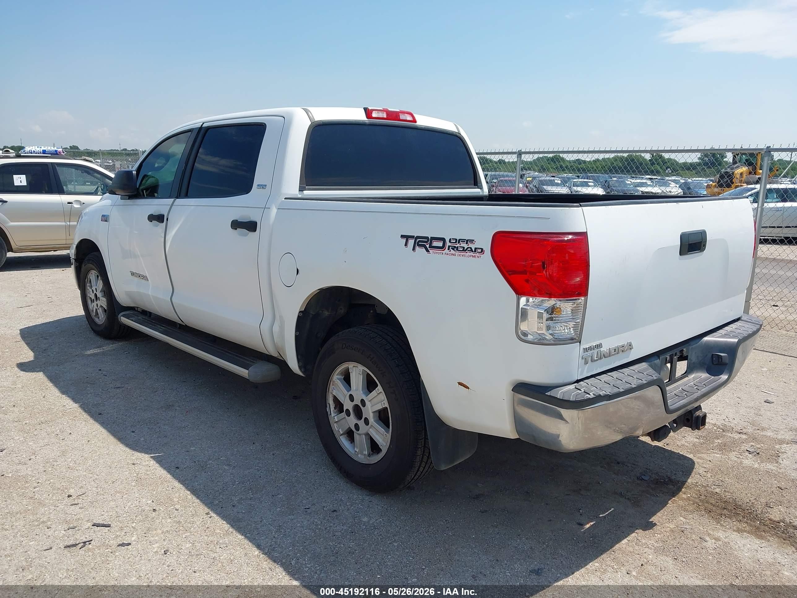 2010 Toyota Tundra Grade 5.7l V8 Белый vin: 5TFEY5F11AX085810