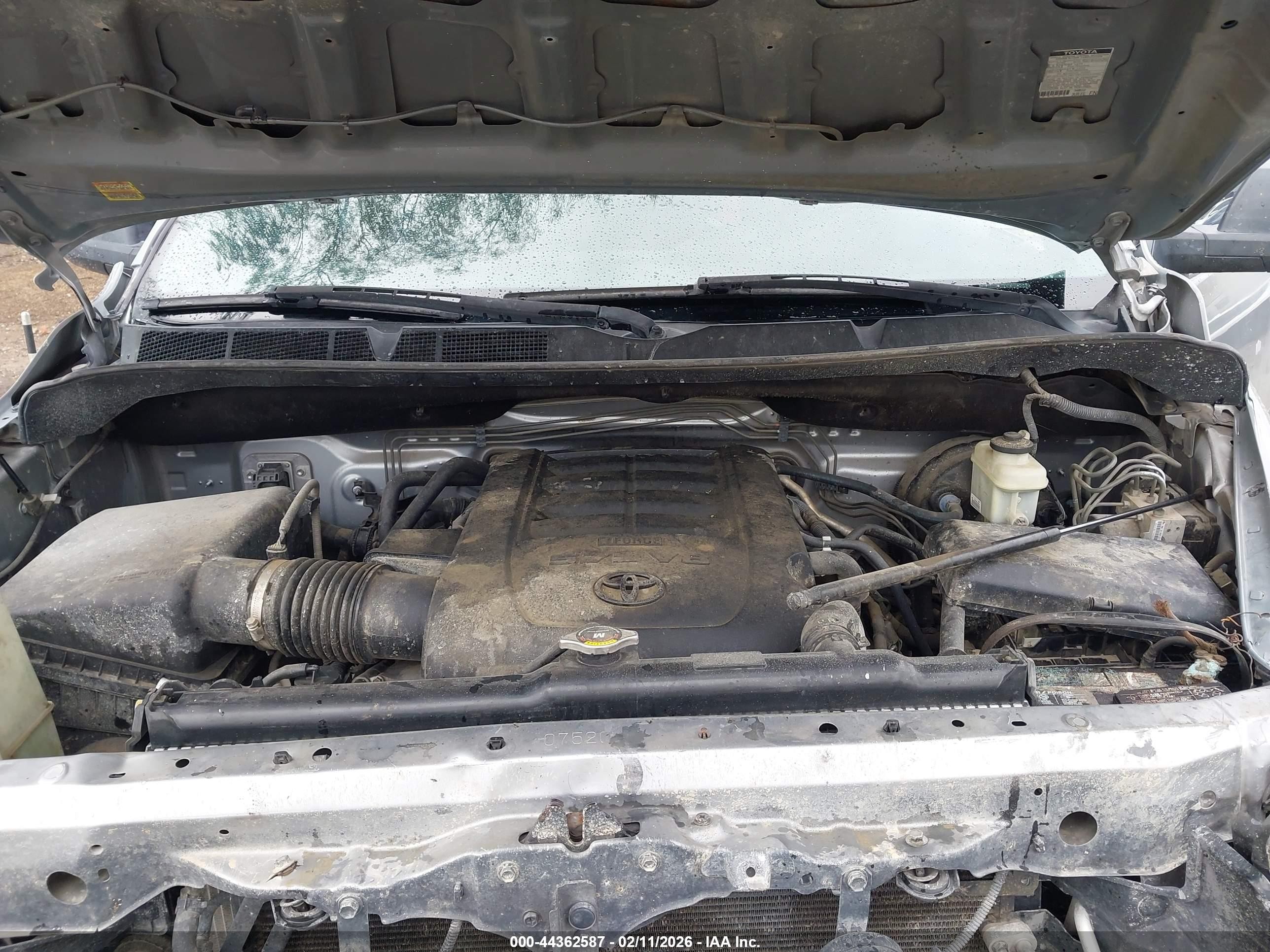 2011 Toyota Tundra Grade 5.7l V8 Gray vin: 5TFEY5F11BX109217