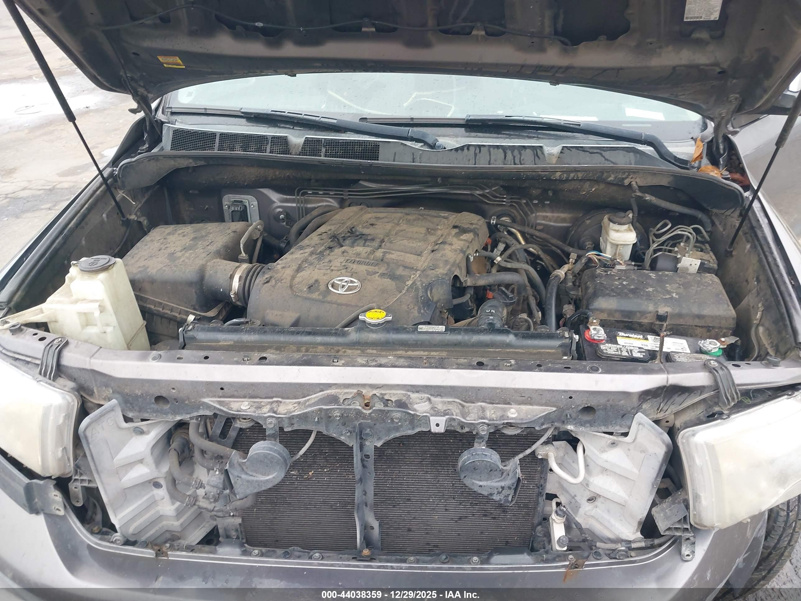 2012 Toyota Tundra Grade 5.7l V8 Gray vin: 5TFEY5F11CX115990
