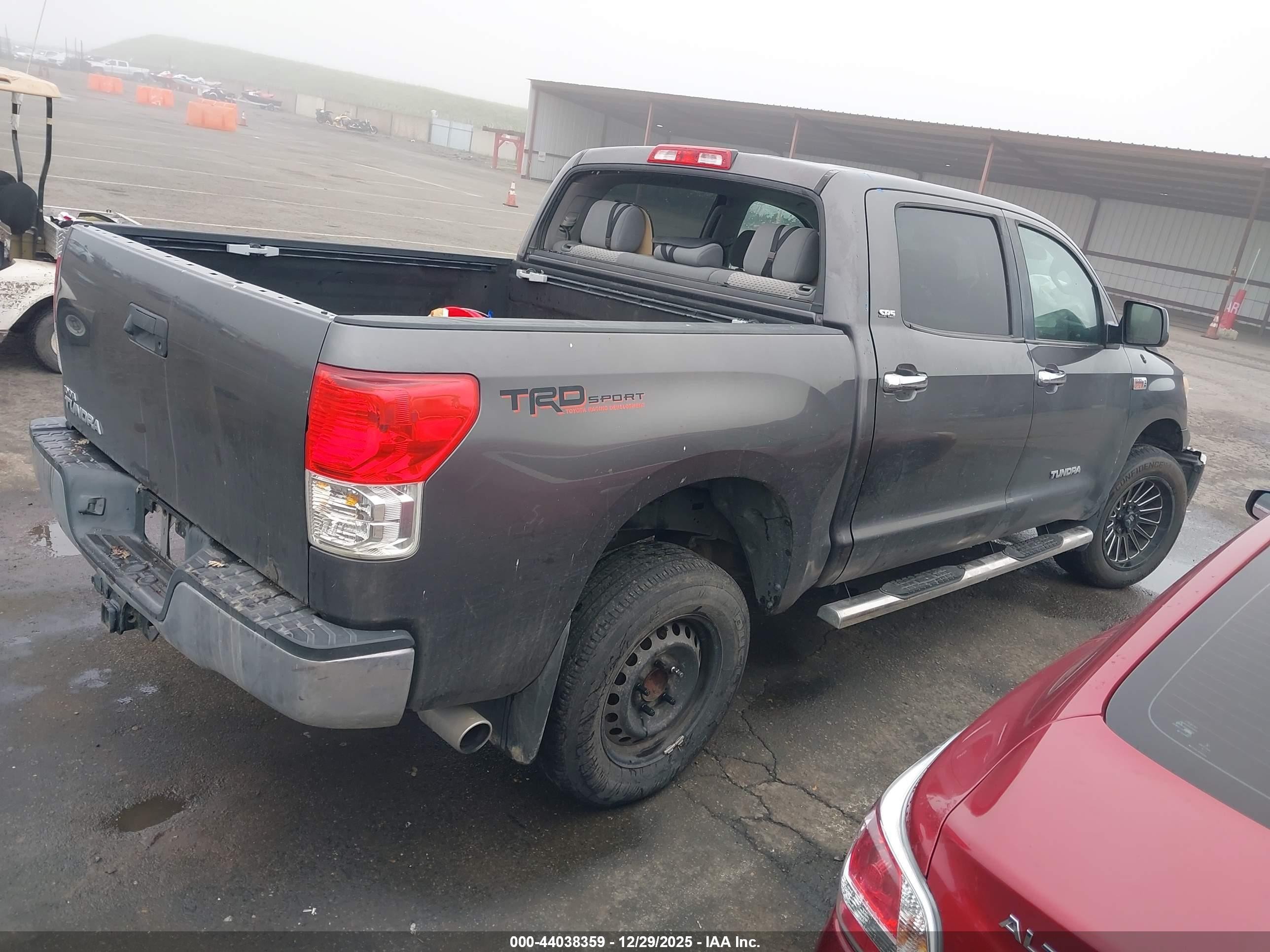 2012 Toyota Tundra Grade 5.7l V8 Gray vin: 5TFEY5F11CX115990