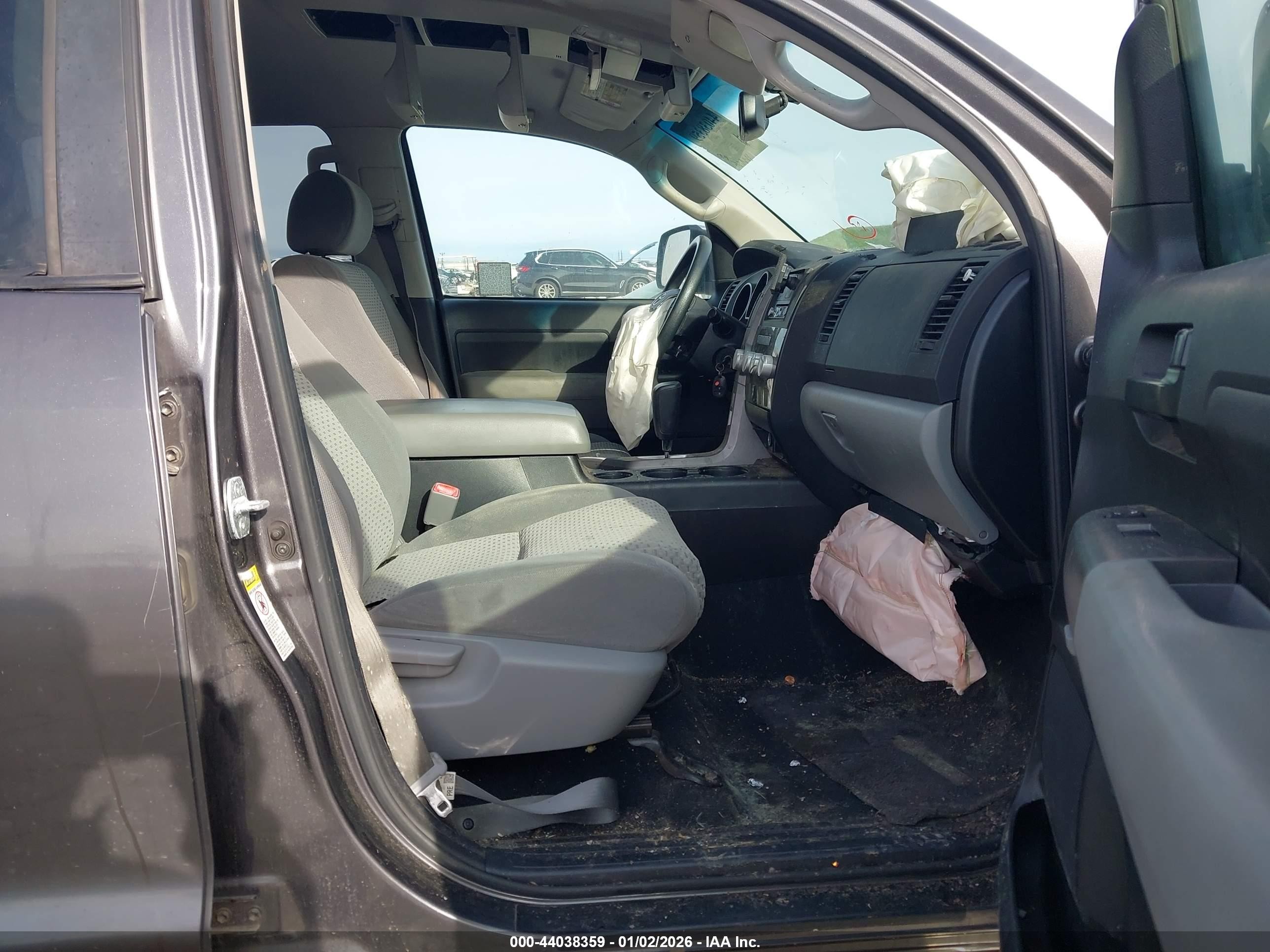 2012 Toyota Tundra Grade 5.7l V8 Gray vin: 5TFEY5F11CX115990