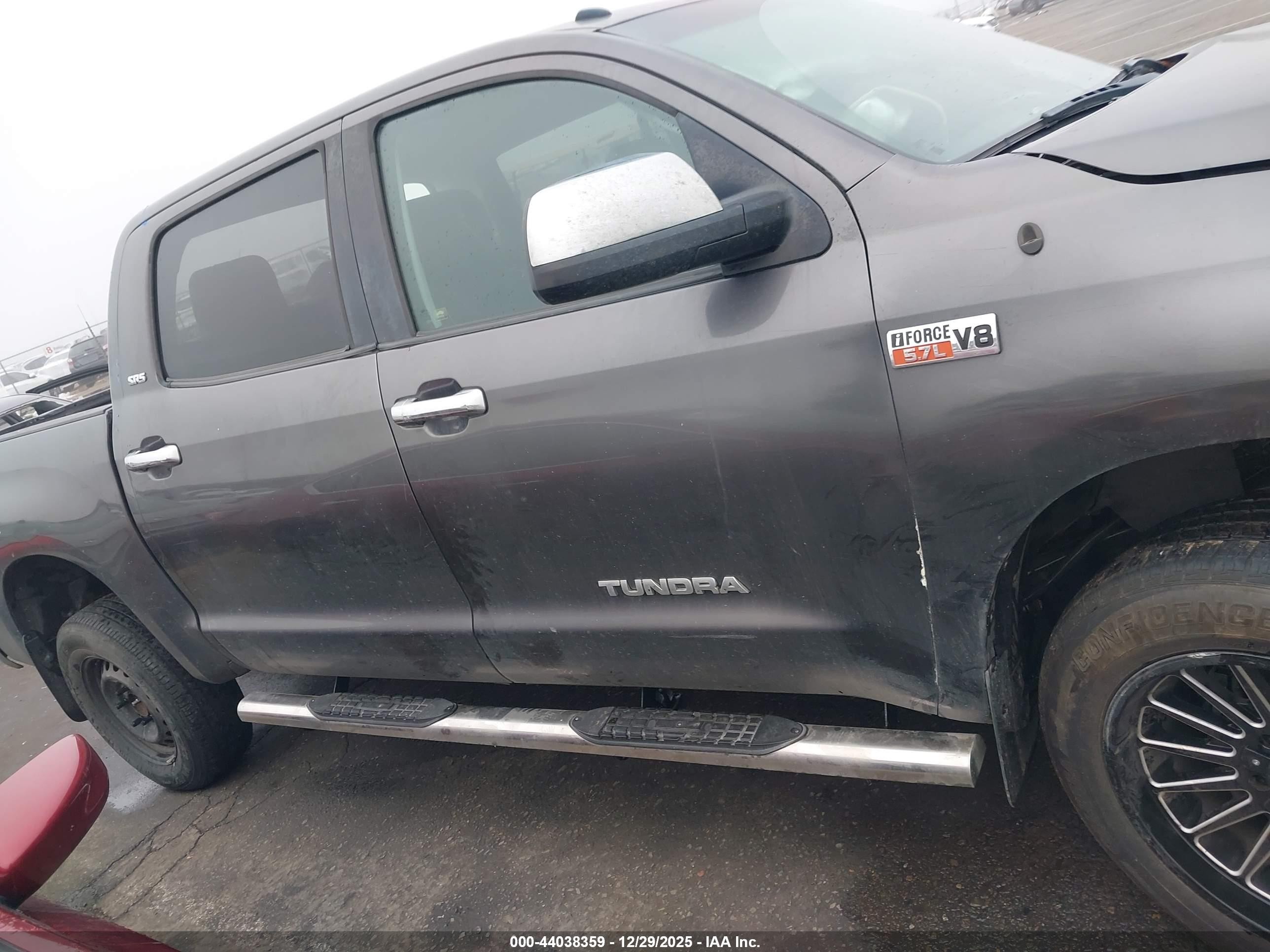 2012 Toyota Tundra Grade 5.7l V8 Gray vin: 5TFEY5F11CX115990