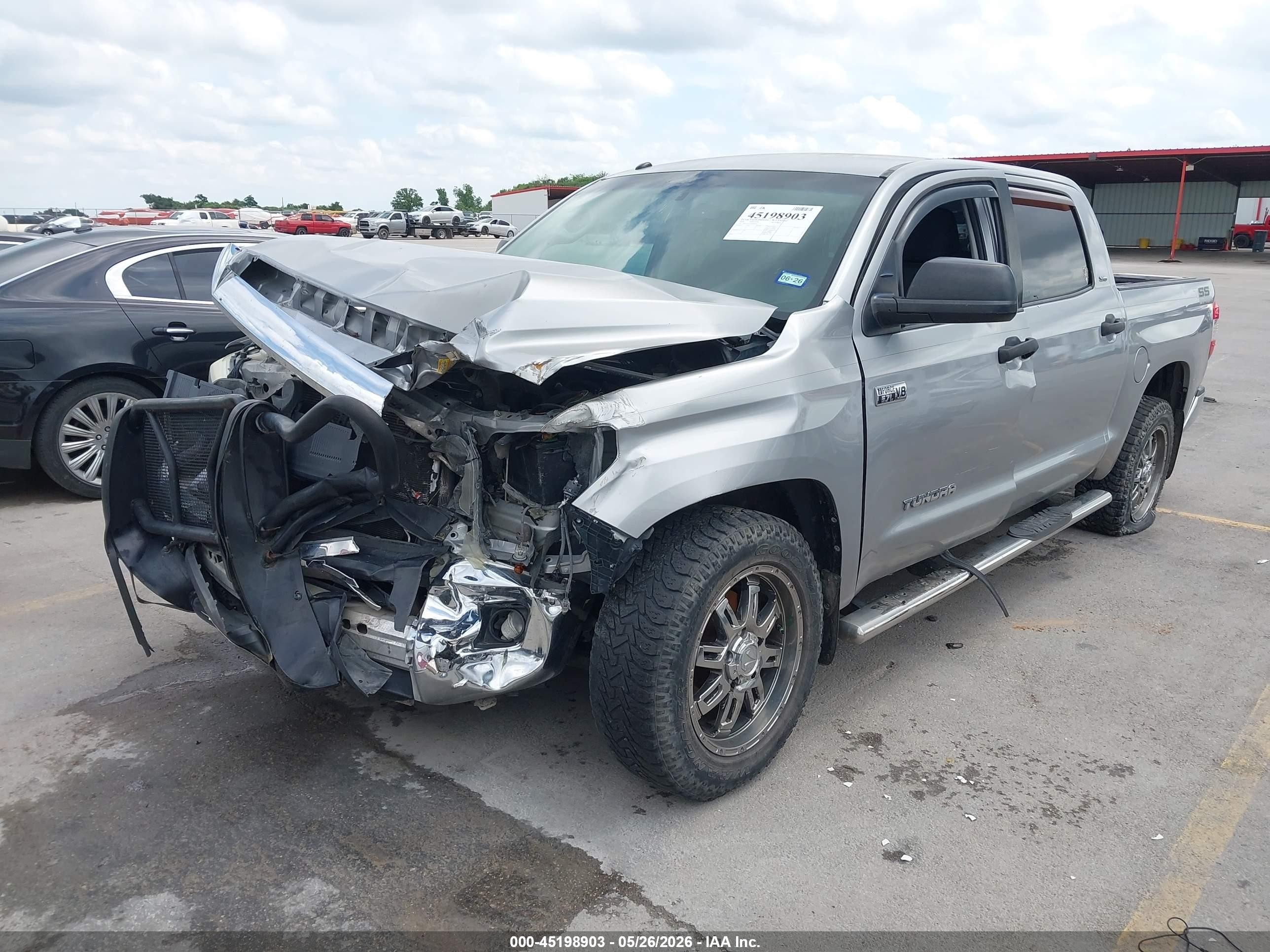 2014 Toyota Tundra Sr5 5.7l V8 Silver vin: 5TFEY5F11EX164951