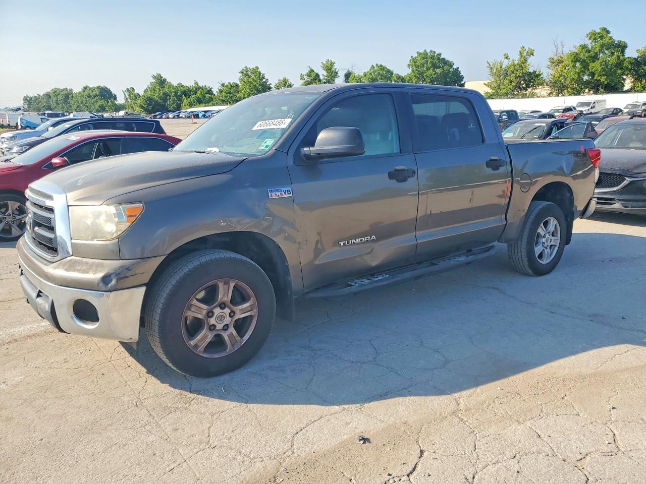 2011 Toyota Tundra Crewmax Sr5 Tan vin: 5TFEY5F12BX110375
