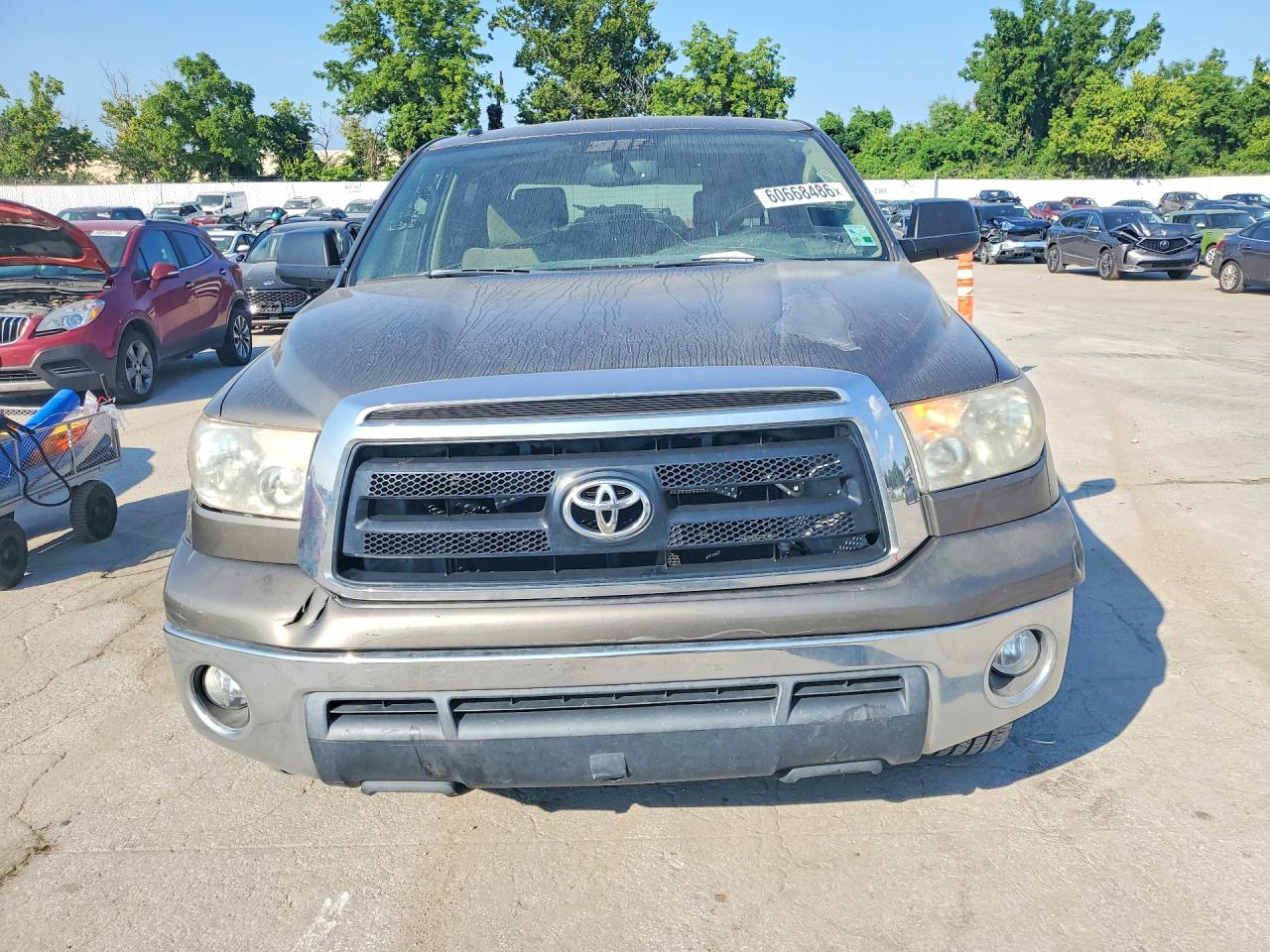 2011 Toyota Tundra Crewmax Sr5 Tan vin: 5TFEY5F12BX110375