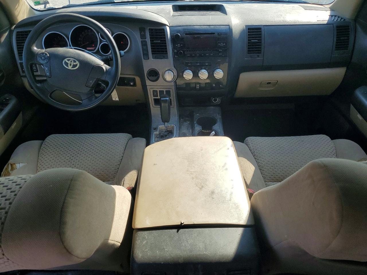 2011 Toyota Tundra Crewmax Sr5 Tan vin: 5TFEY5F12BX110375