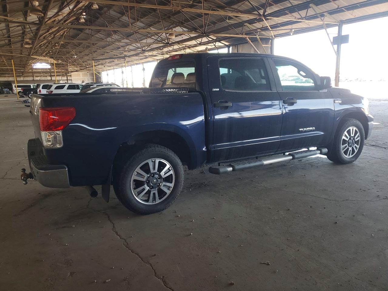 2012 Toyota Tundra Crewmax Sr5 Синий vin: 5TFEY5F12CX116999