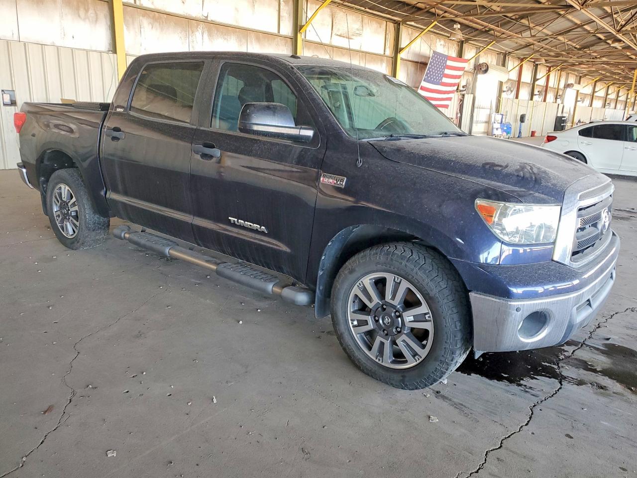 2012 Toyota Tundra Crewmax Sr5 Синий vin: 5TFEY5F12CX116999