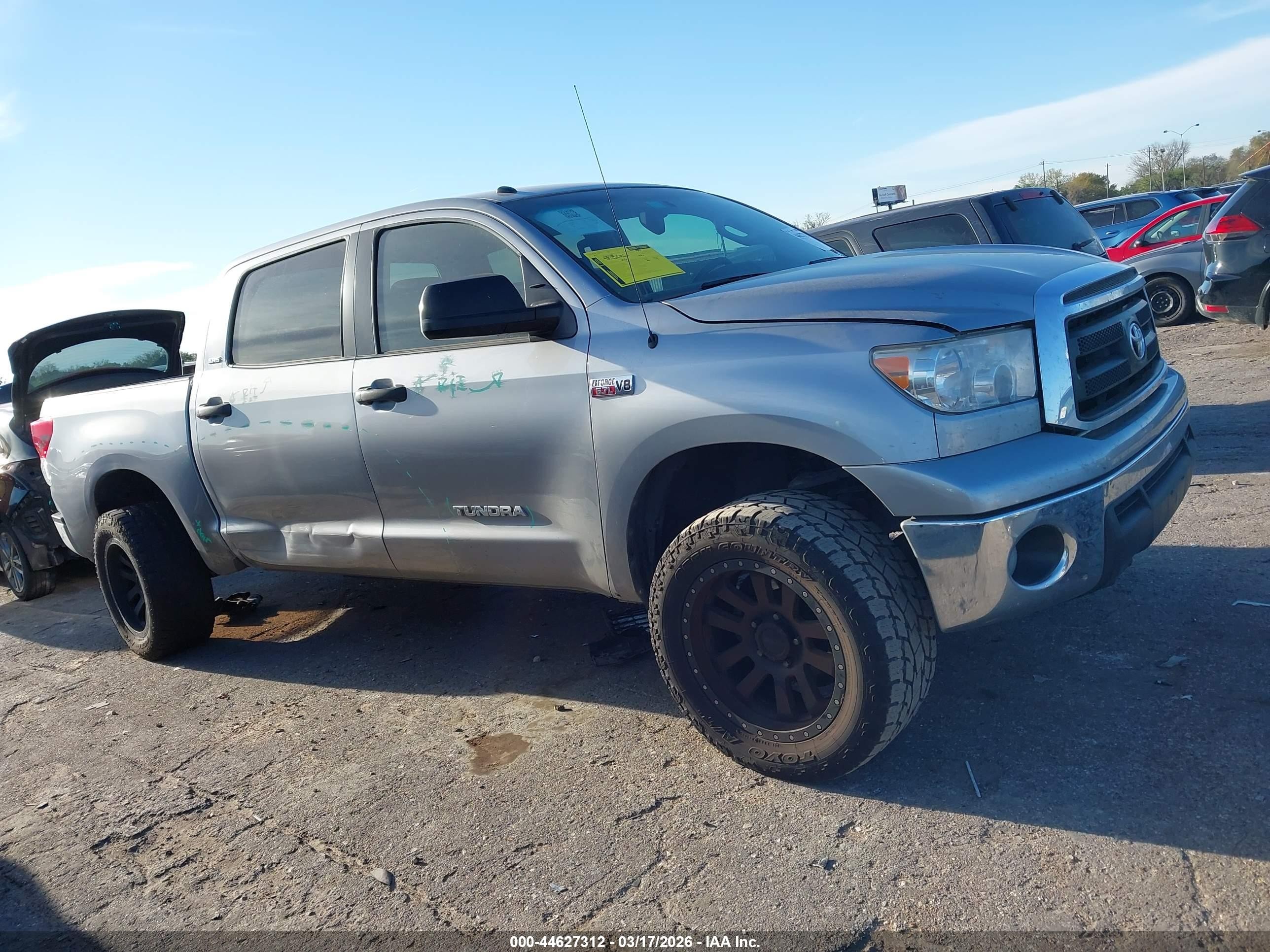 2012 Toyota Tundra Grade 5.7l V8 Silver vin: 5TFEY5F12CX120003