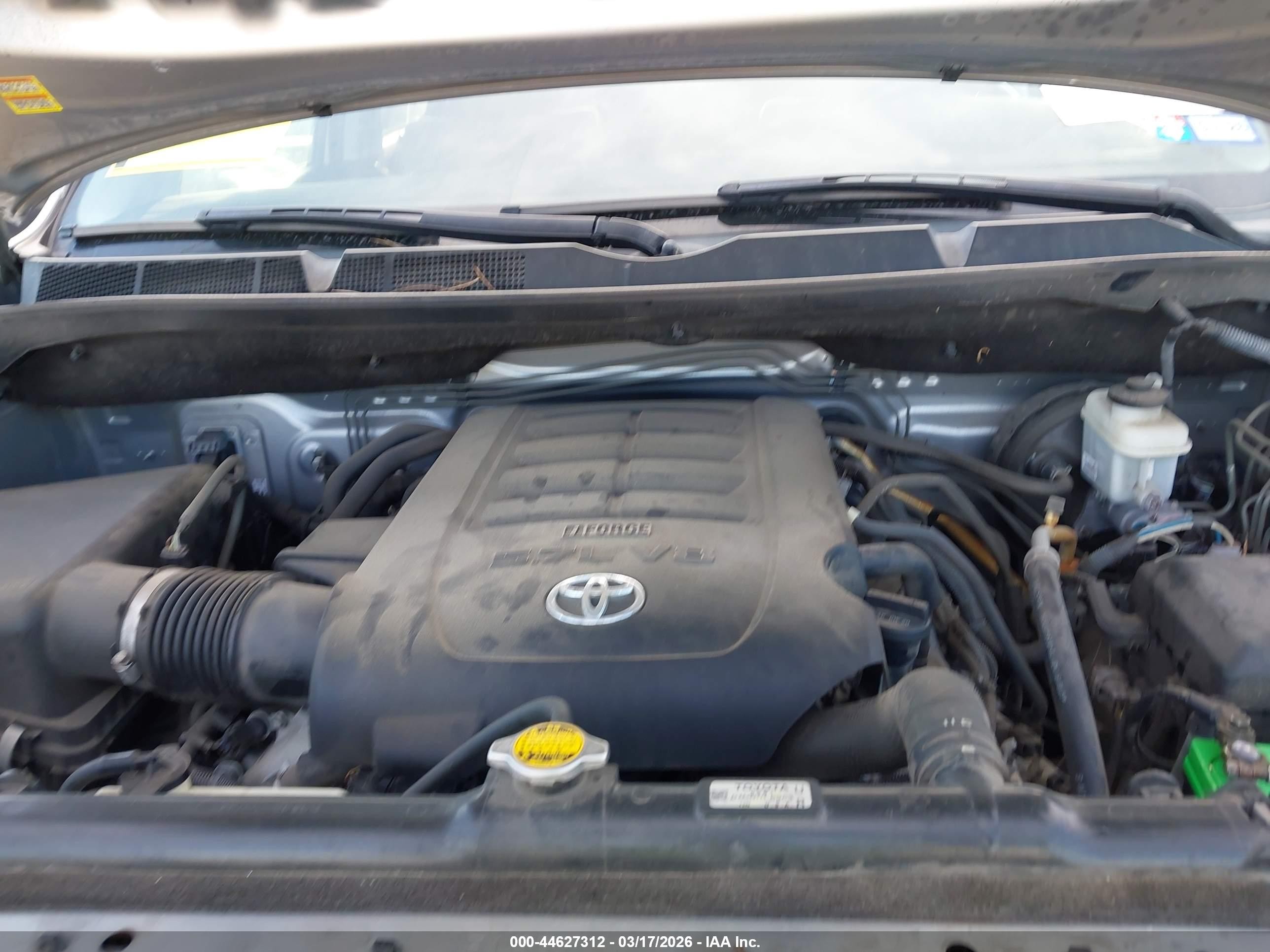 2012 Toyota Tundra Grade 5.7l V8 Silver vin: 5TFEY5F12CX120003