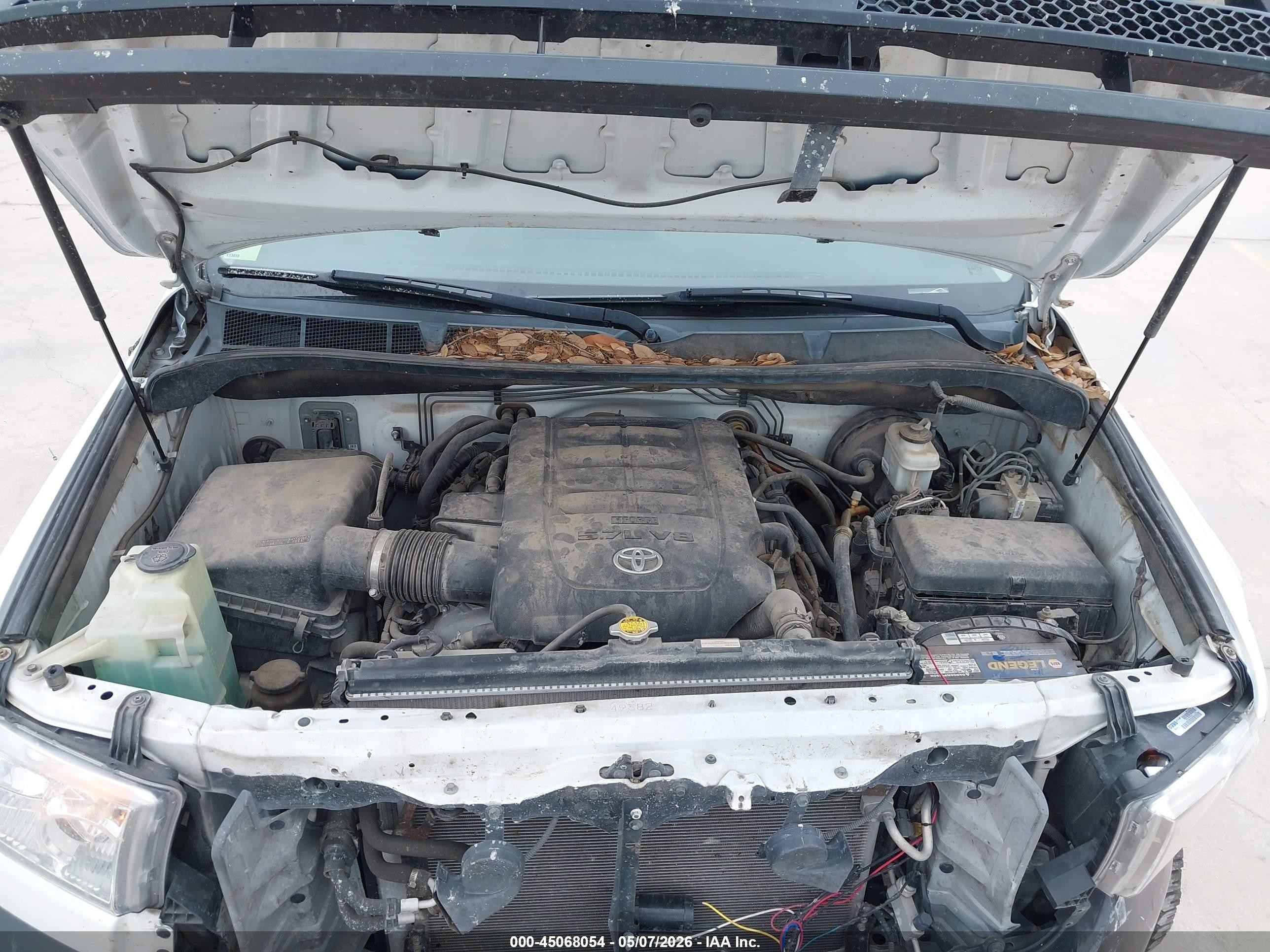 2013 Toyota Tundra Grade 5.7l V8 White vin: 5TFEY5F12DX144366
