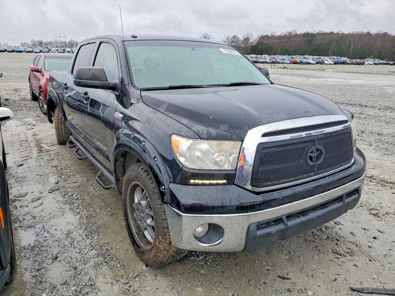 2013 Toyota Tundra Crewmax Sr5 Black vin: 5TFEY5F12DX144691