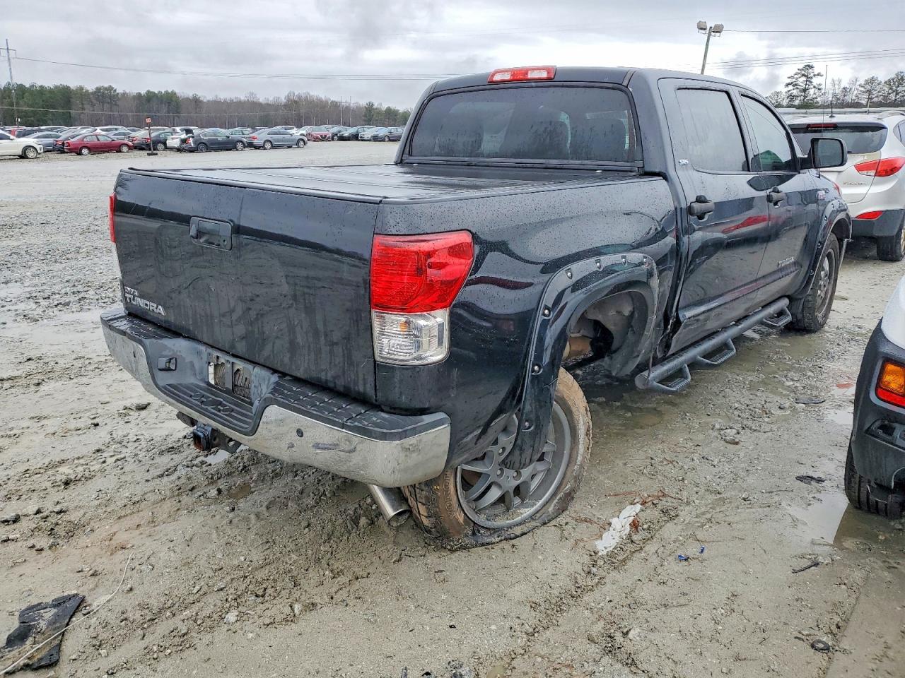 2013 Toyota Tundra Crewmax Sr5 Black vin: 5TFEY5F12DX144691