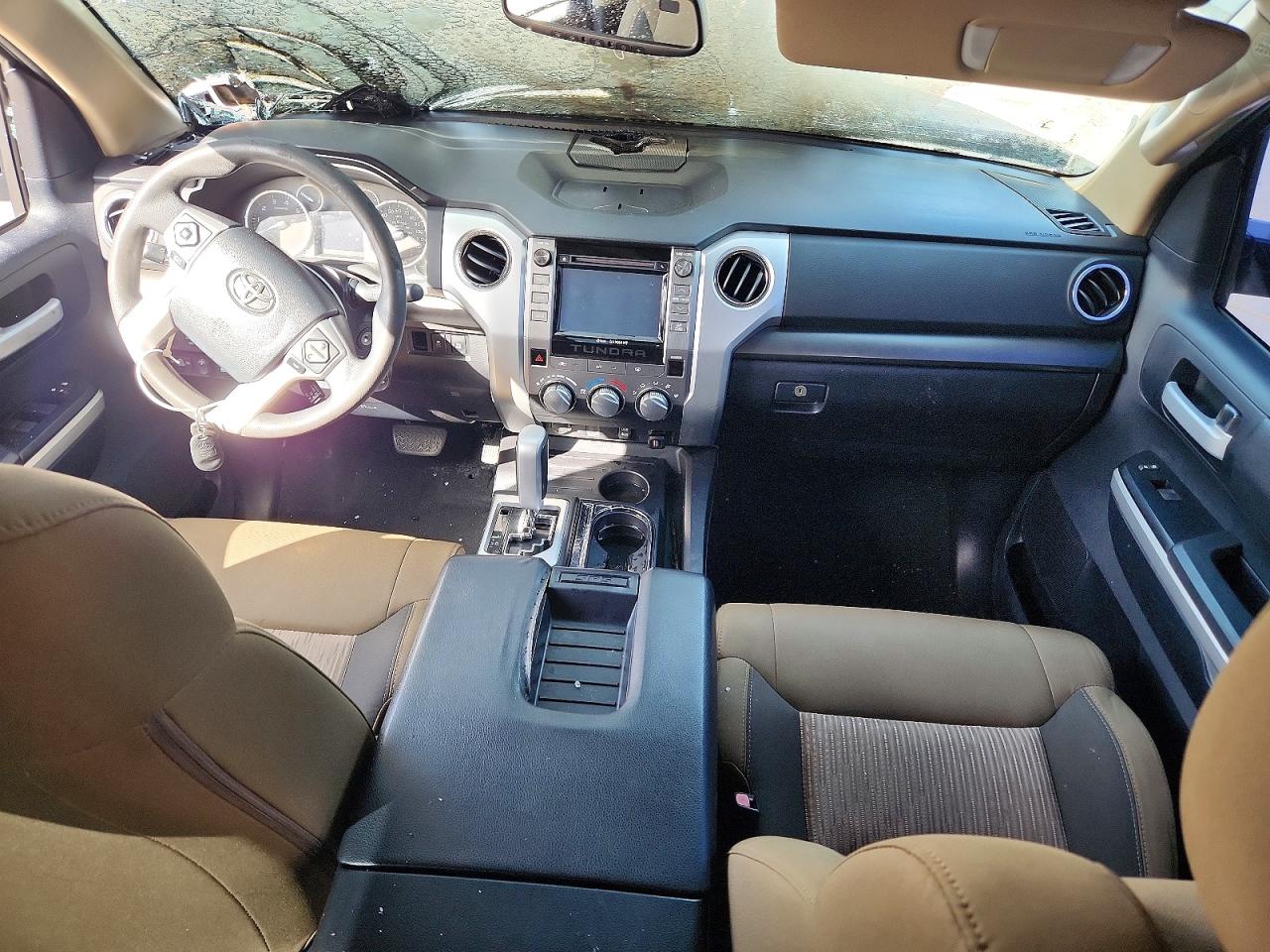 2014 Toyota Tundra Crewmax Sr5 Blue vin: 5TFEY5F12EX159063