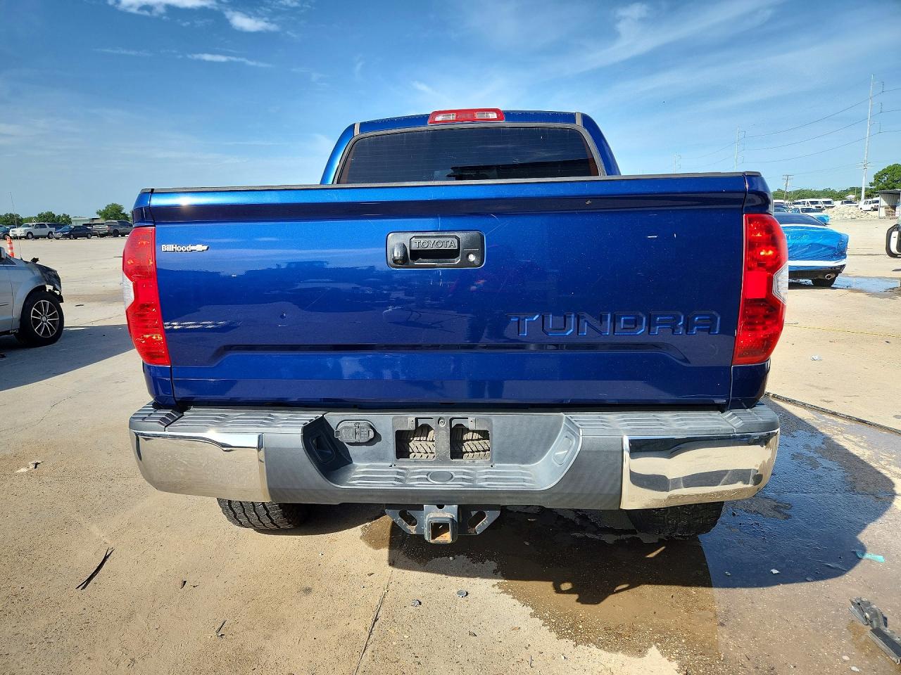 2014 Toyota Tundra Crewmax Sr5 Blue vin: 5TFEY5F12EX159063