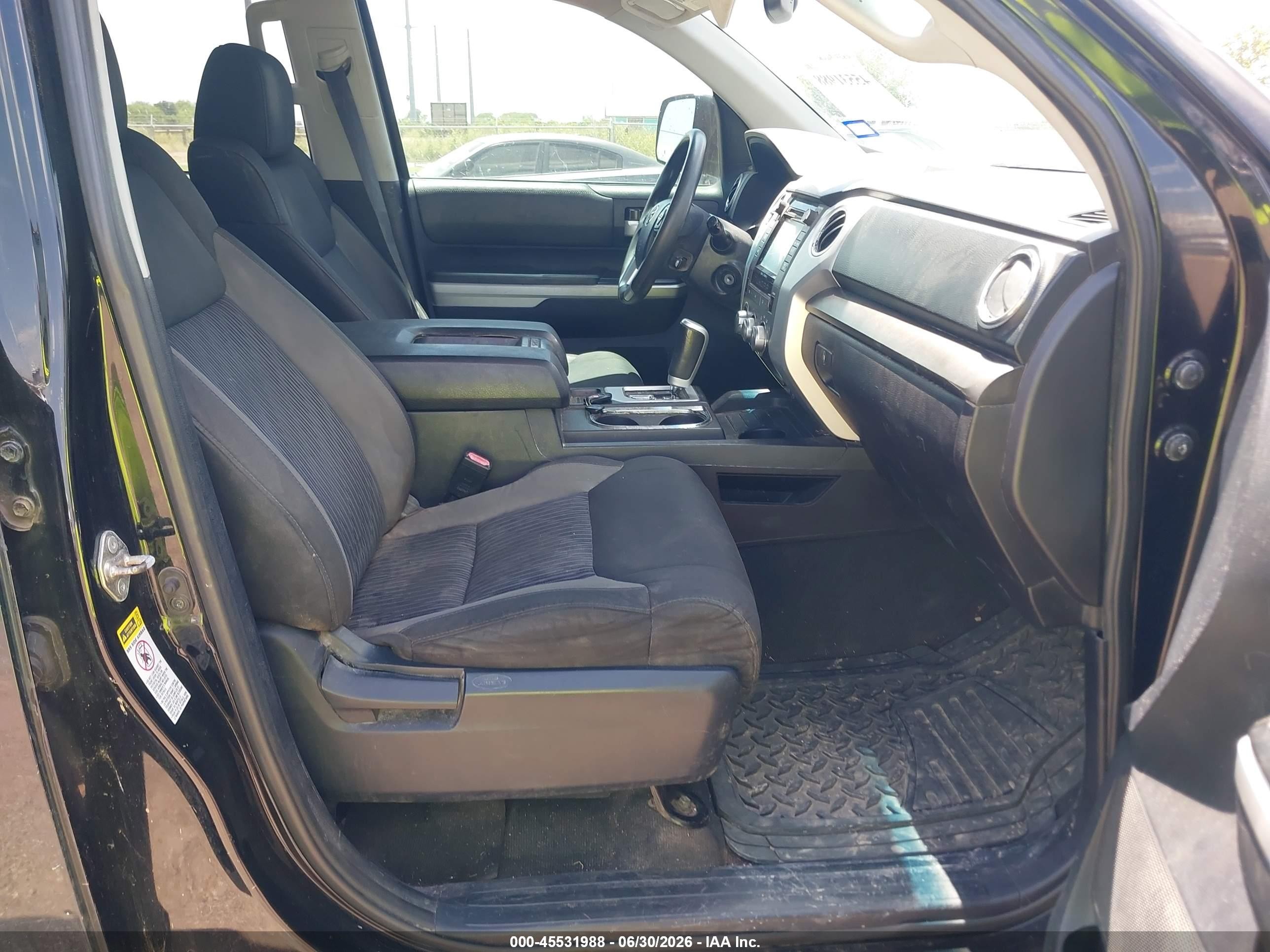 2015 Toyota Tundra 2wd Truck Sr5 Черный vin: 5TFEY5F12FX181260