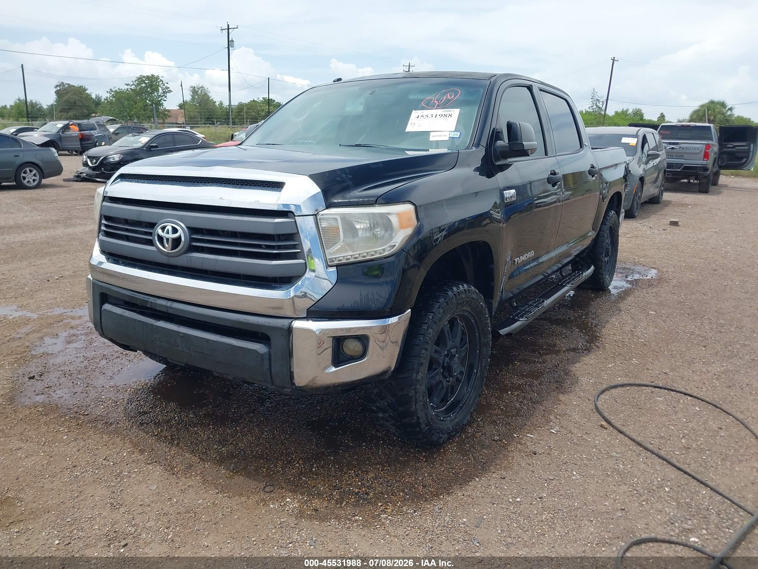 2015 Toyota Tundra 2wd Truck Sr5 Черный vin: 5TFEY5F12FX181260