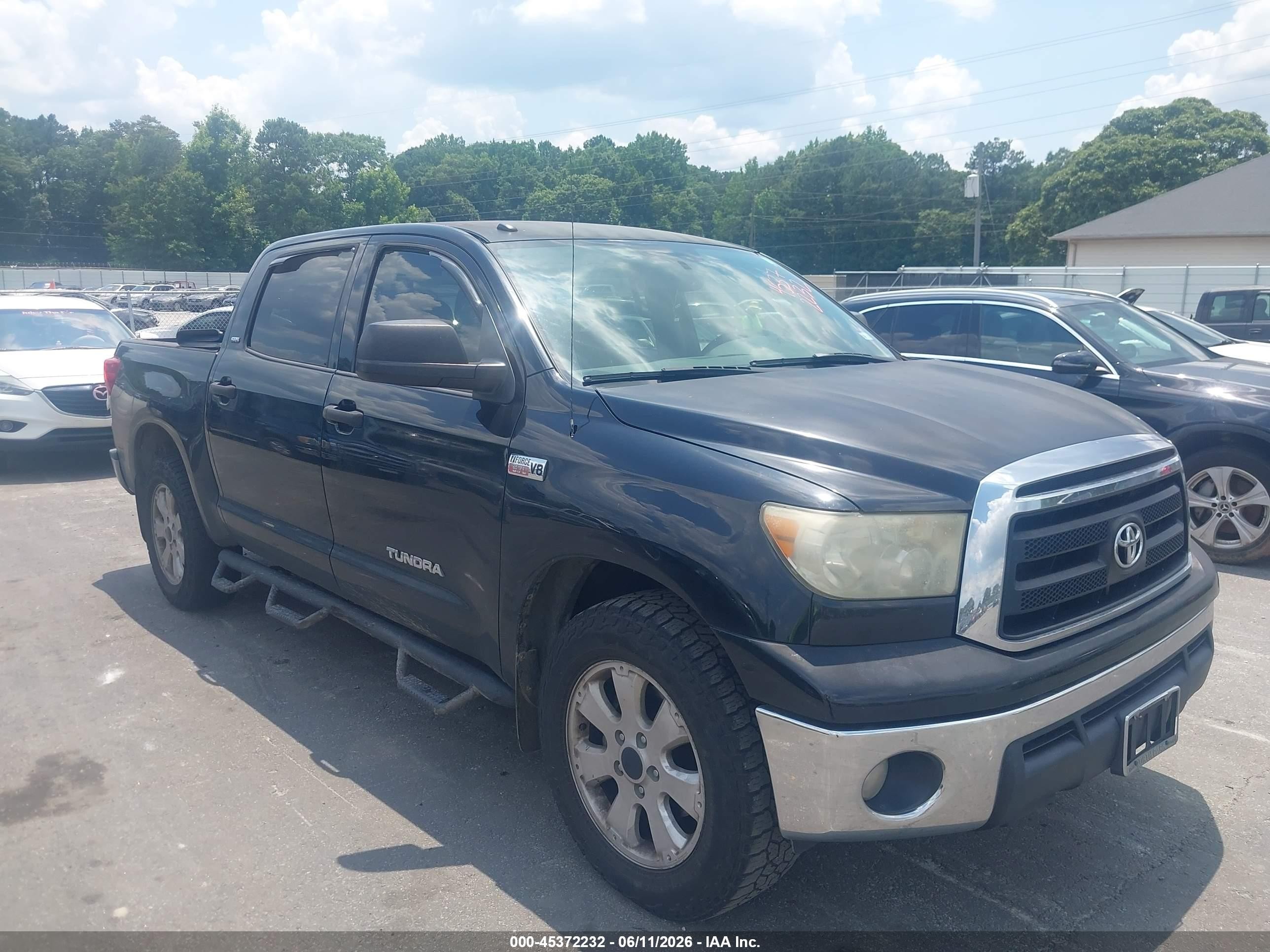 2012 Toyota Tundra Grade 5.7l V8 Black vin: 5TFEY5F14CX127373