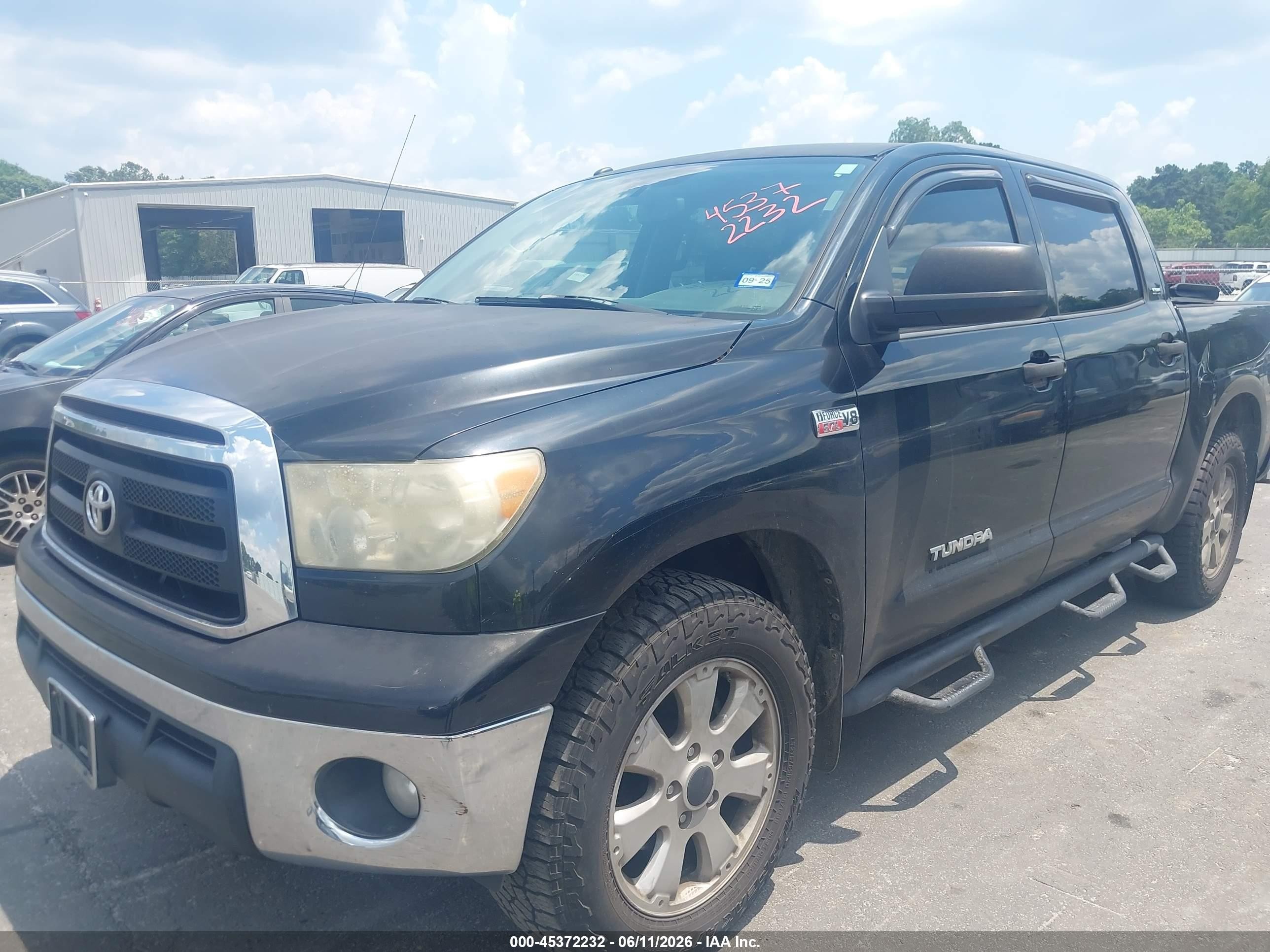 2012 Toyota Tundra Grade 5.7l V8 Black vin: 5TFEY5F14CX127373