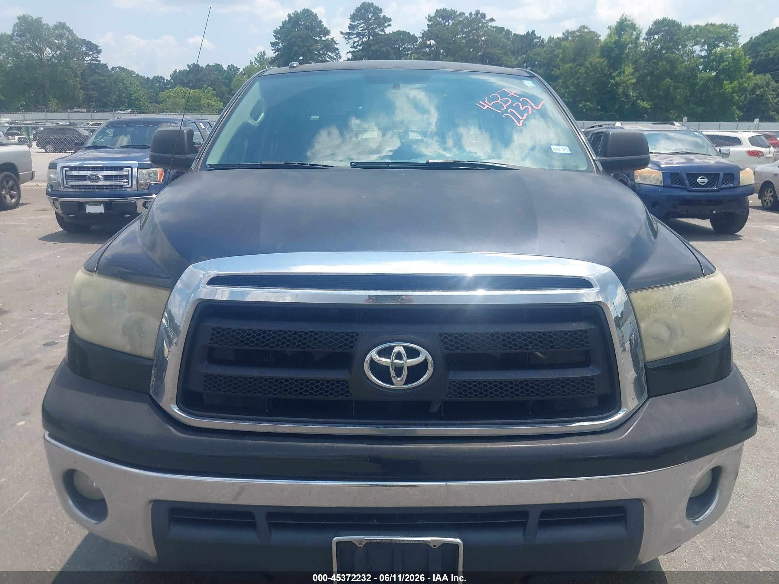 2012 Toyota Tundra Grade 5.7l V8 Black vin: 5TFEY5F14CX127373