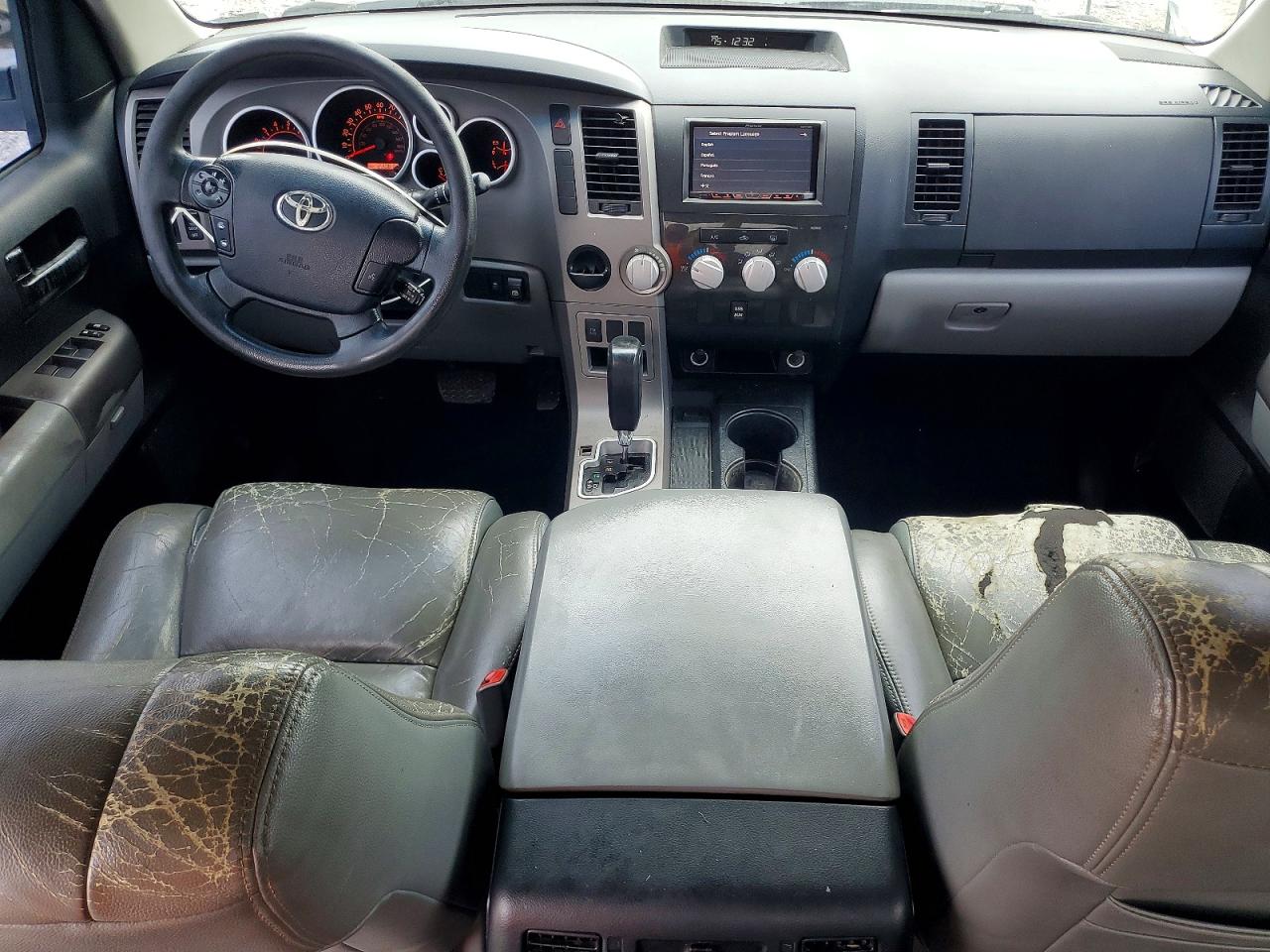 2012 Toyota Tundra Crewmax Sr5 White vin: 5TFEY5F14CX130208