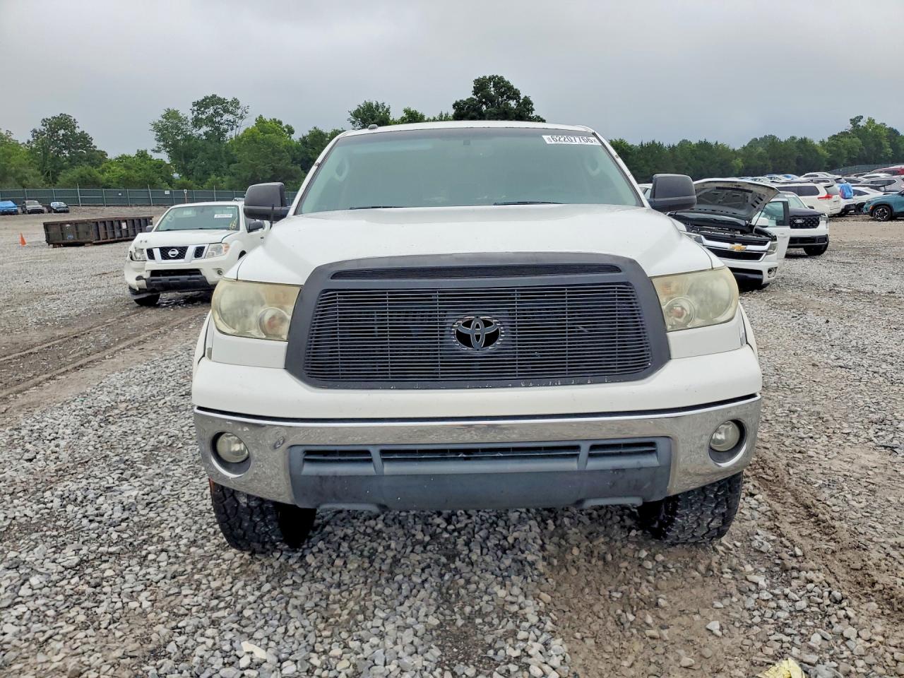 2012 Toyota Tundra Crewmax Sr5 White vin: 5TFEY5F14CX130208