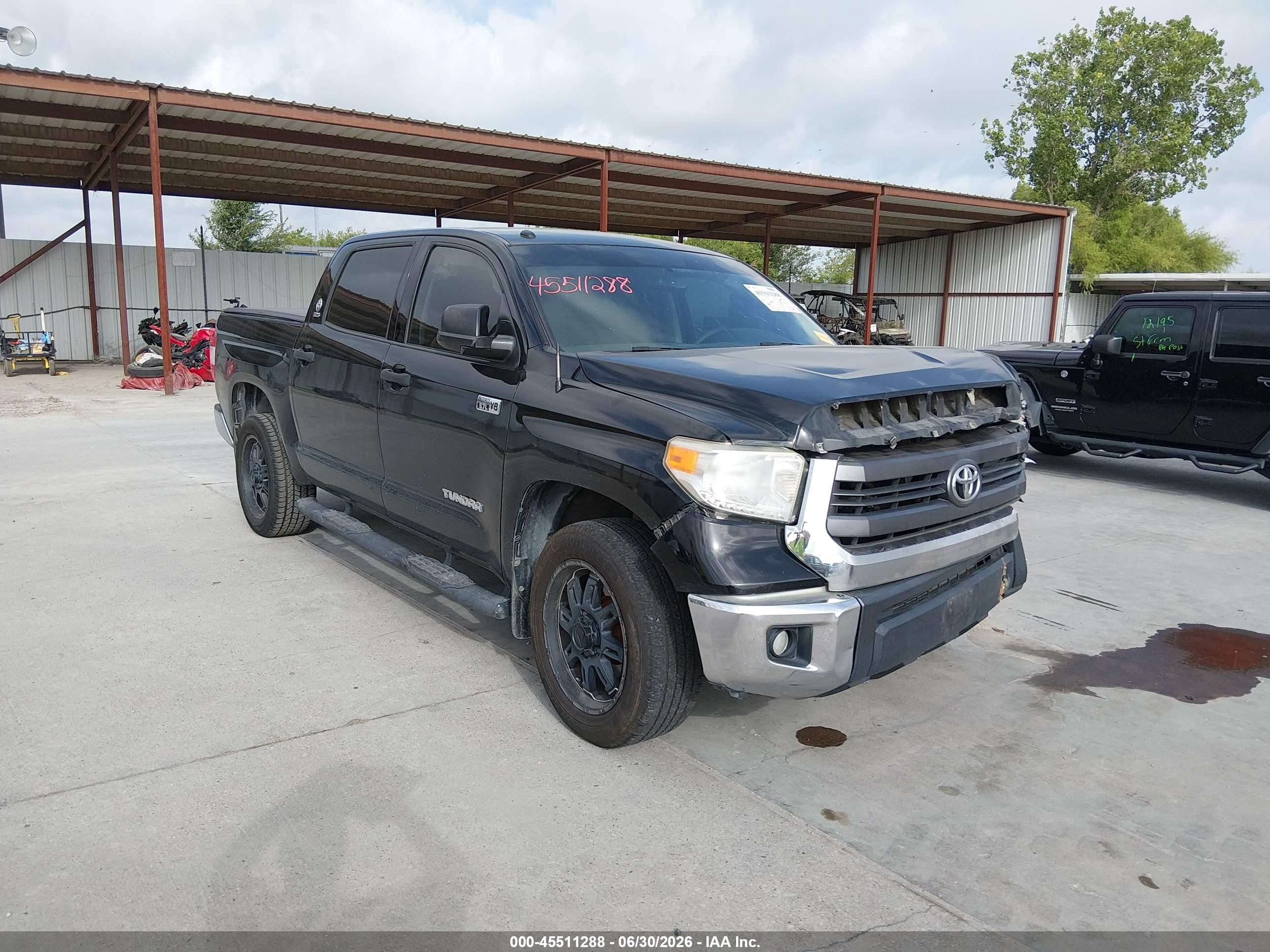 2015 Toyota Tundra Sr5 5.7l V8 Black vin: 5TFEY5F14FX181292