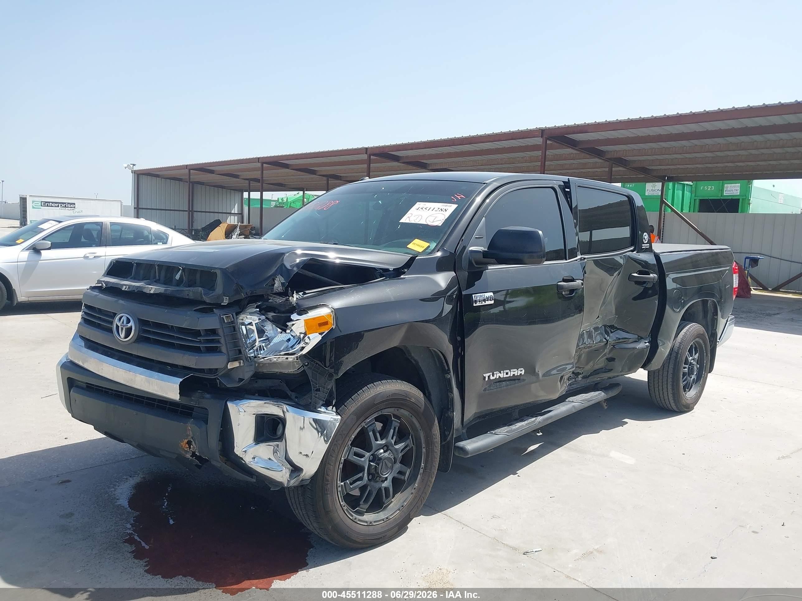 2015 Toyota Tundra Sr5 5.7l V8 Black vin: 5TFEY5F14FX181292