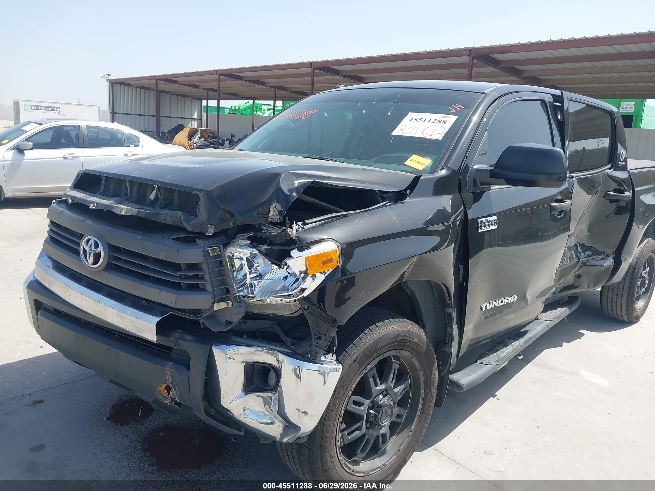 2015 Toyota Tundra Sr5 5.7l V8 Black vin: 5TFEY5F14FX181292