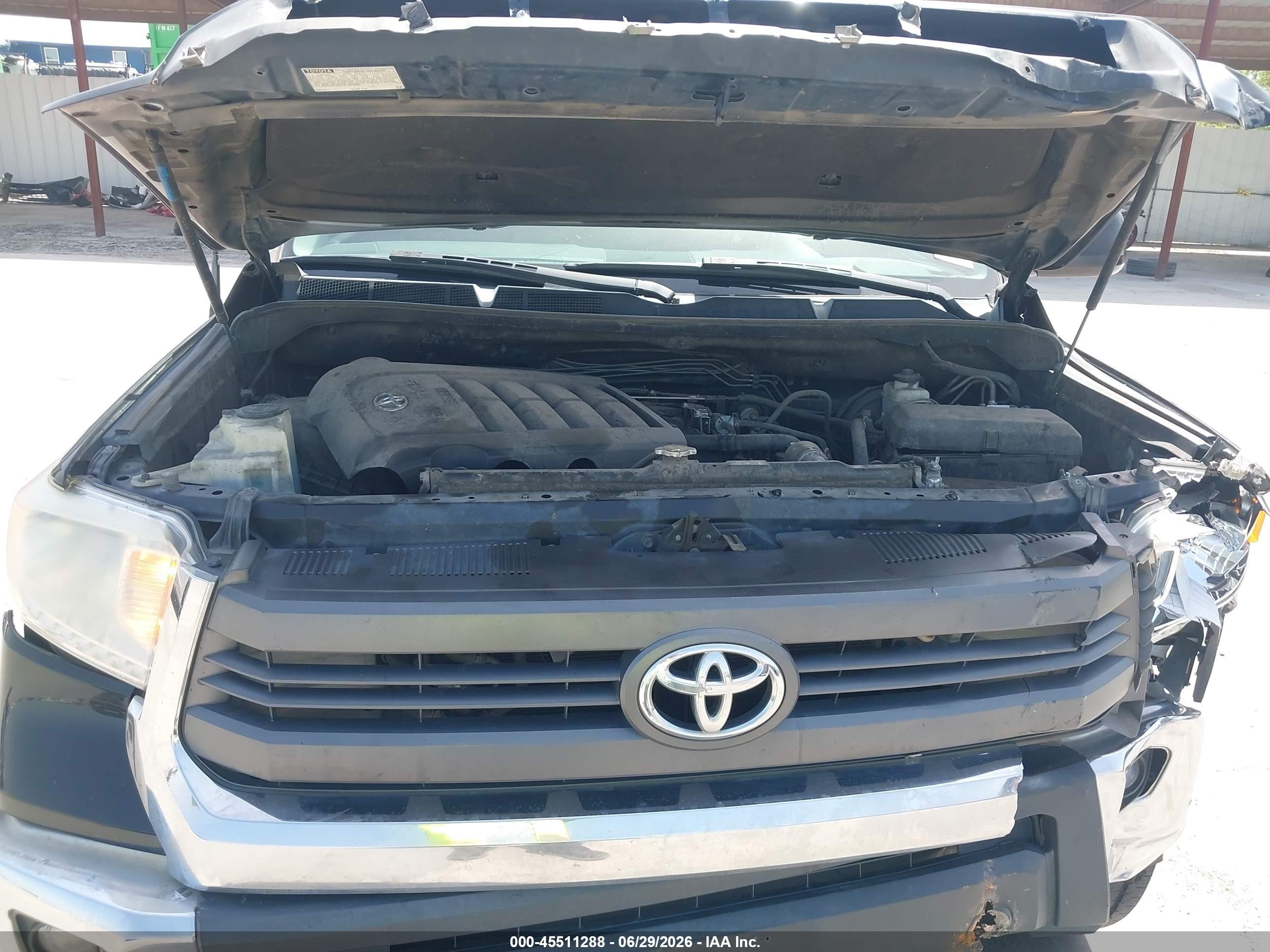2015 Toyota Tundra Sr5 5.7l V8 Black vin: 5TFEY5F14FX181292