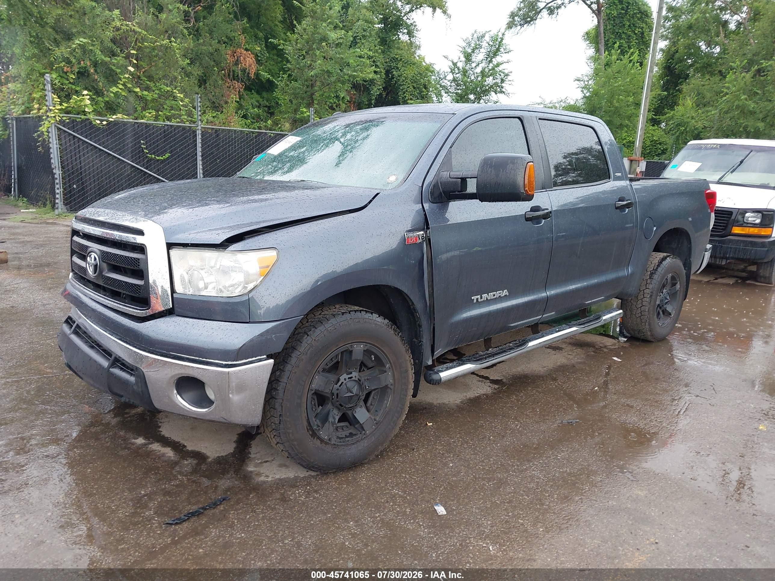 2010 Toyota Tundra Grade 5.7l V8 Gray vin: 5TFEY5F15AX078083