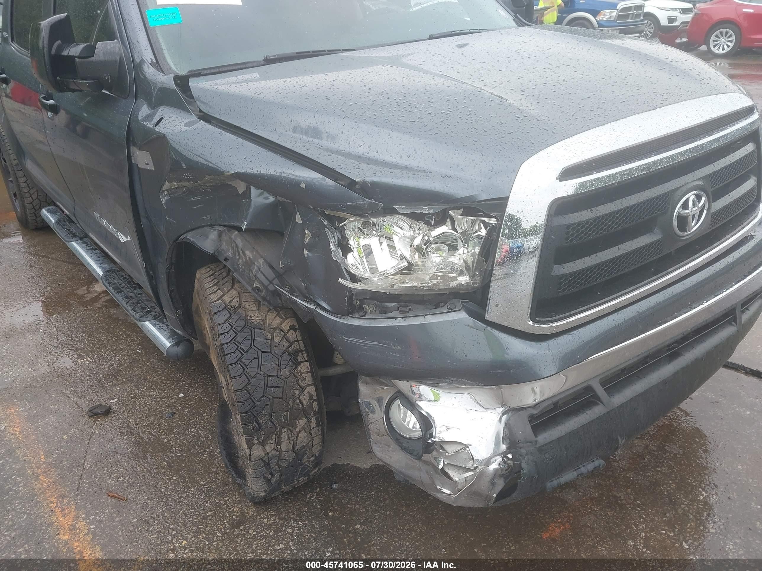 2010 Toyota Tundra Grade 5.7l V8 Gray vin: 5TFEY5F15AX078083