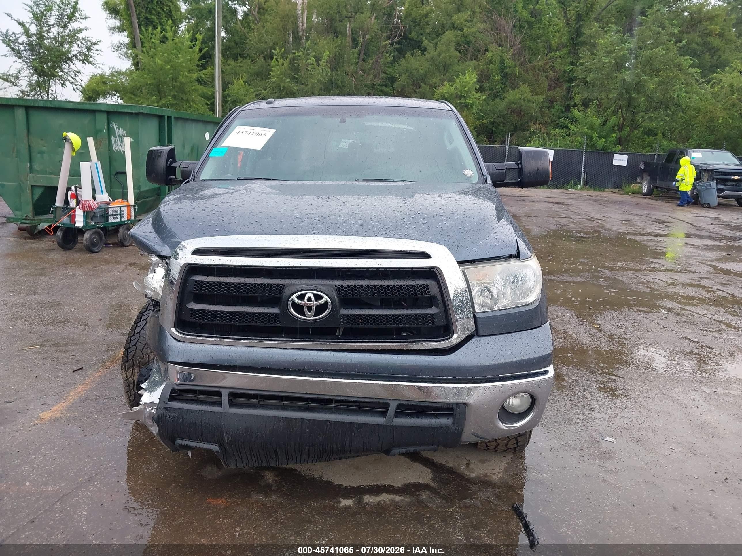 2010 Toyota Tundra Grade 5.7l V8 Gray vin: 5TFEY5F15AX078083