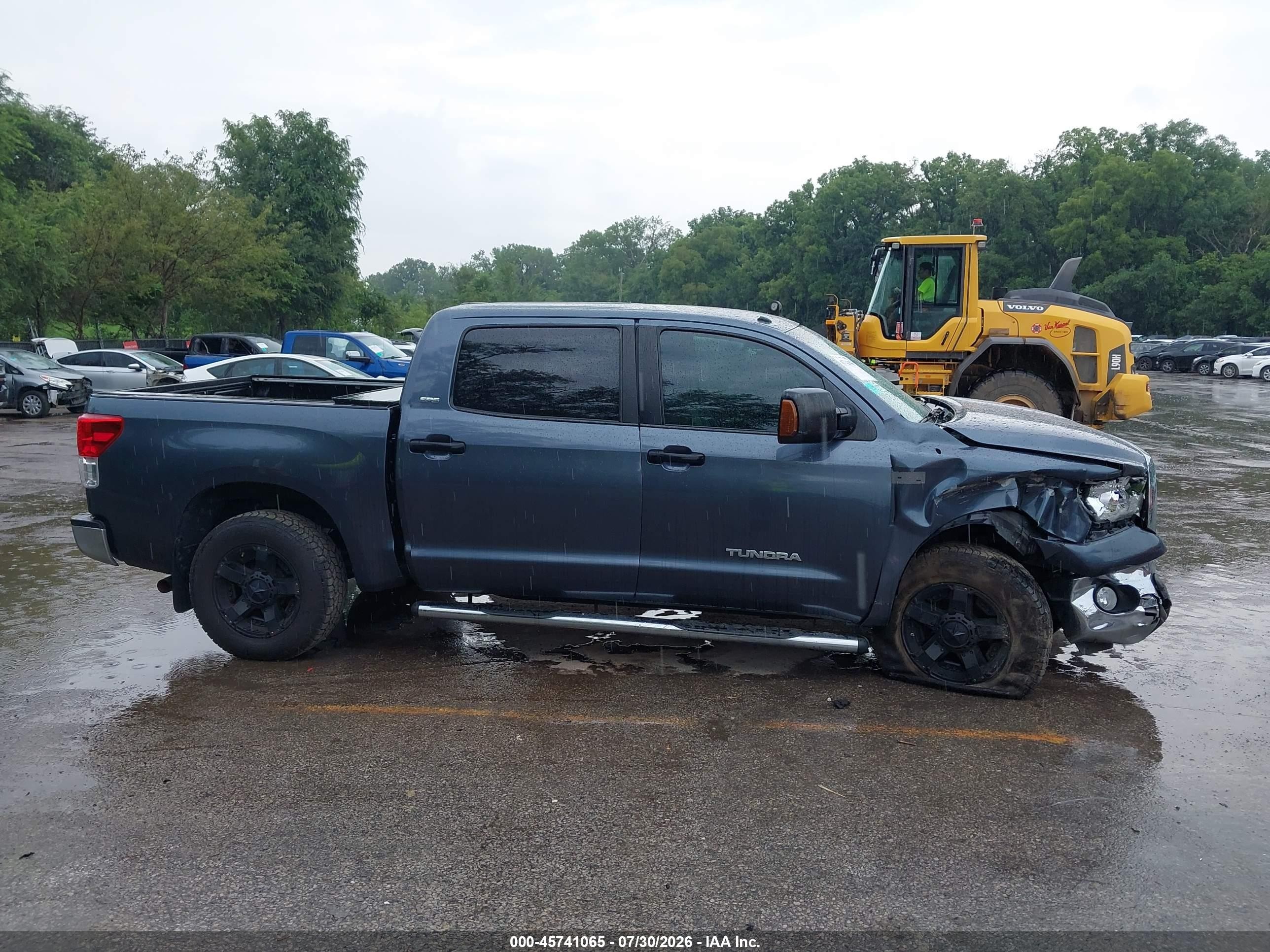 2010 Toyota Tundra Grade 5.7l V8 Gray vin: 5TFEY5F15AX078083