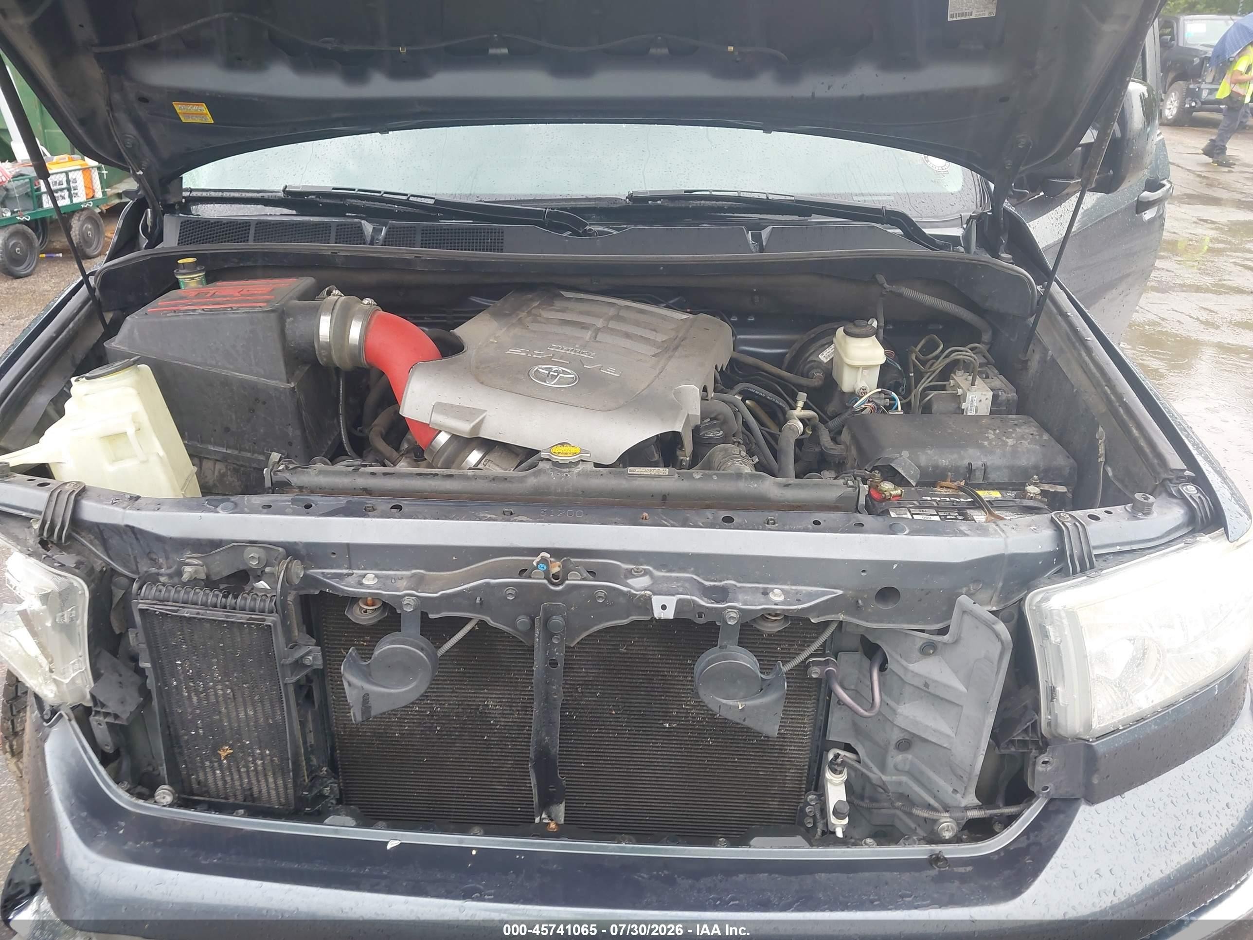 2010 Toyota Tundra Grade 5.7l V8 Gray vin: 5TFEY5F15AX078083