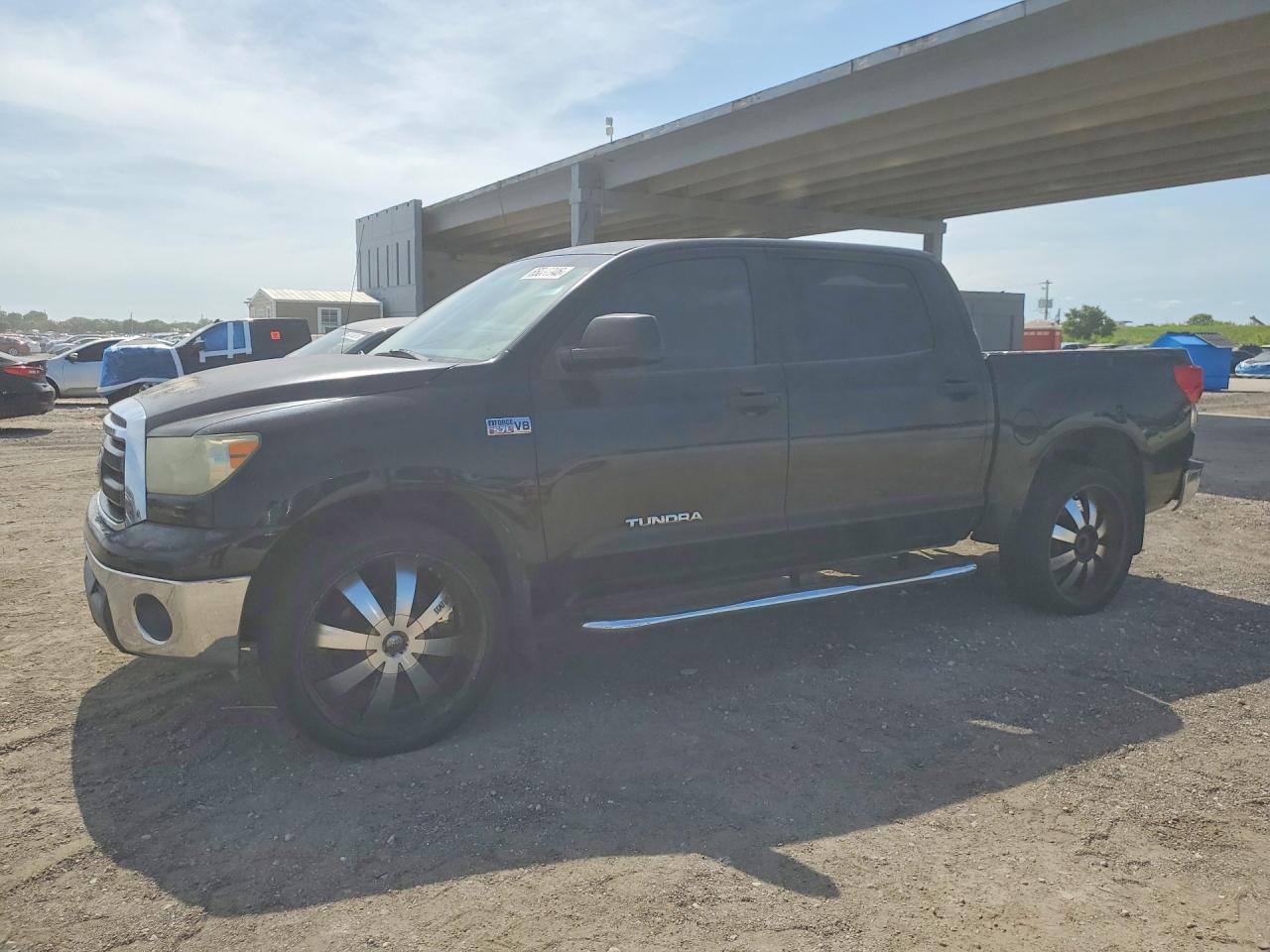 2010 Toyota Tundra Crewmax Sr5 Black vin: 5TFEY5F15AX085471
