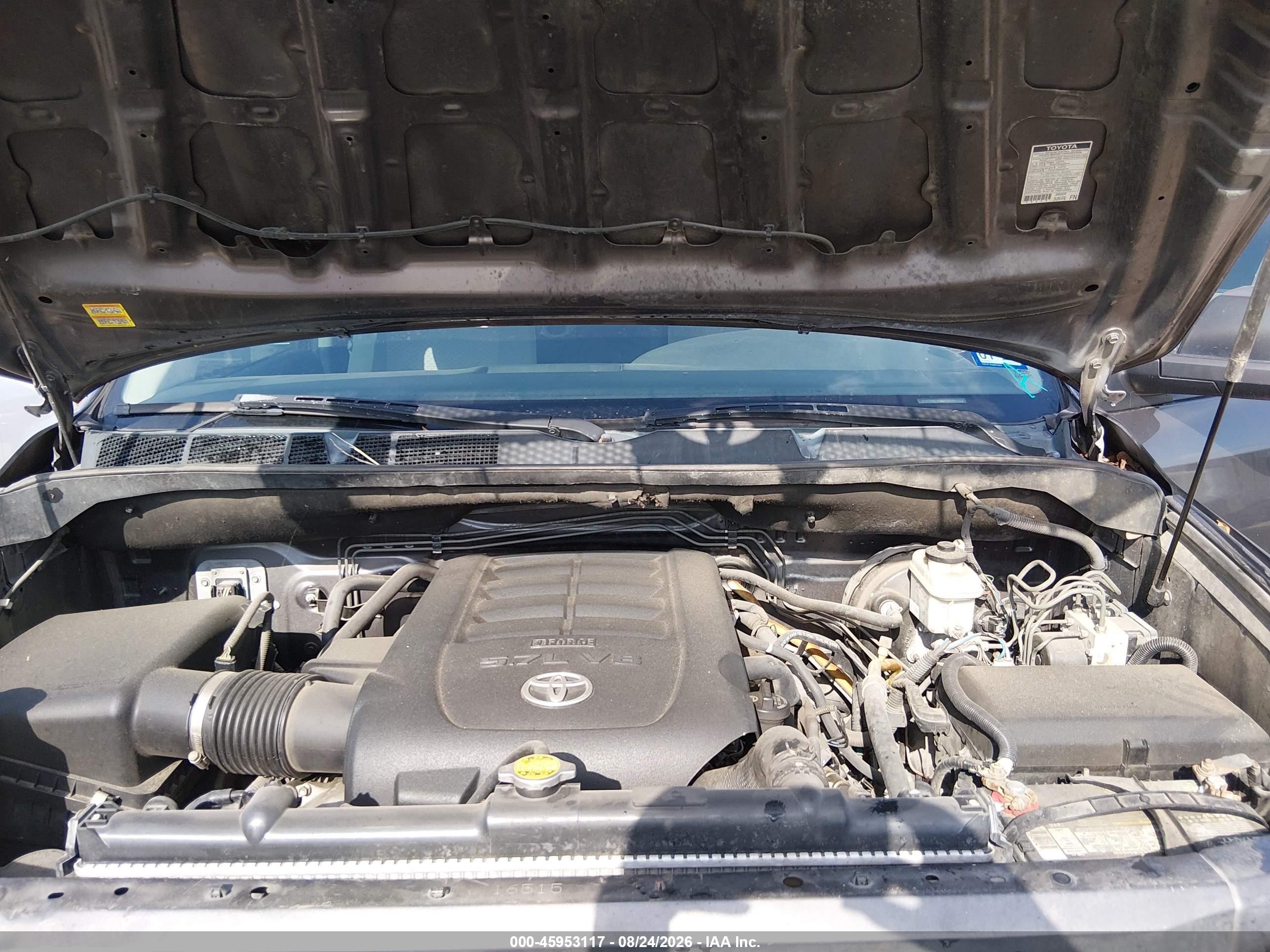 2011 Toyota Tundra Grade 5.7l V8 Gray vin: 5TFEY5F15BX110127