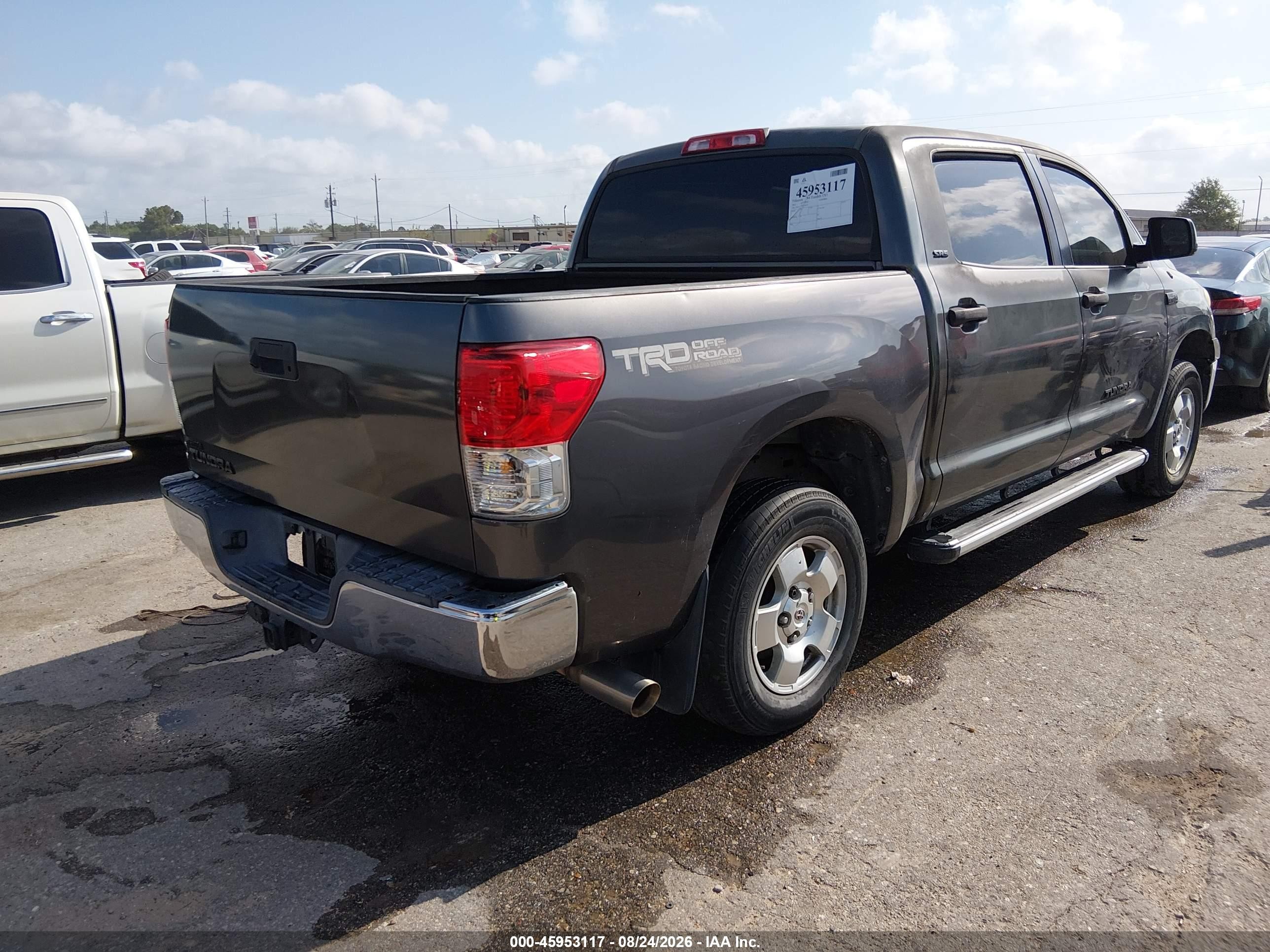 2011 Toyota Tundra Grade 5.7l V8 Gray vin: 5TFEY5F15BX110127