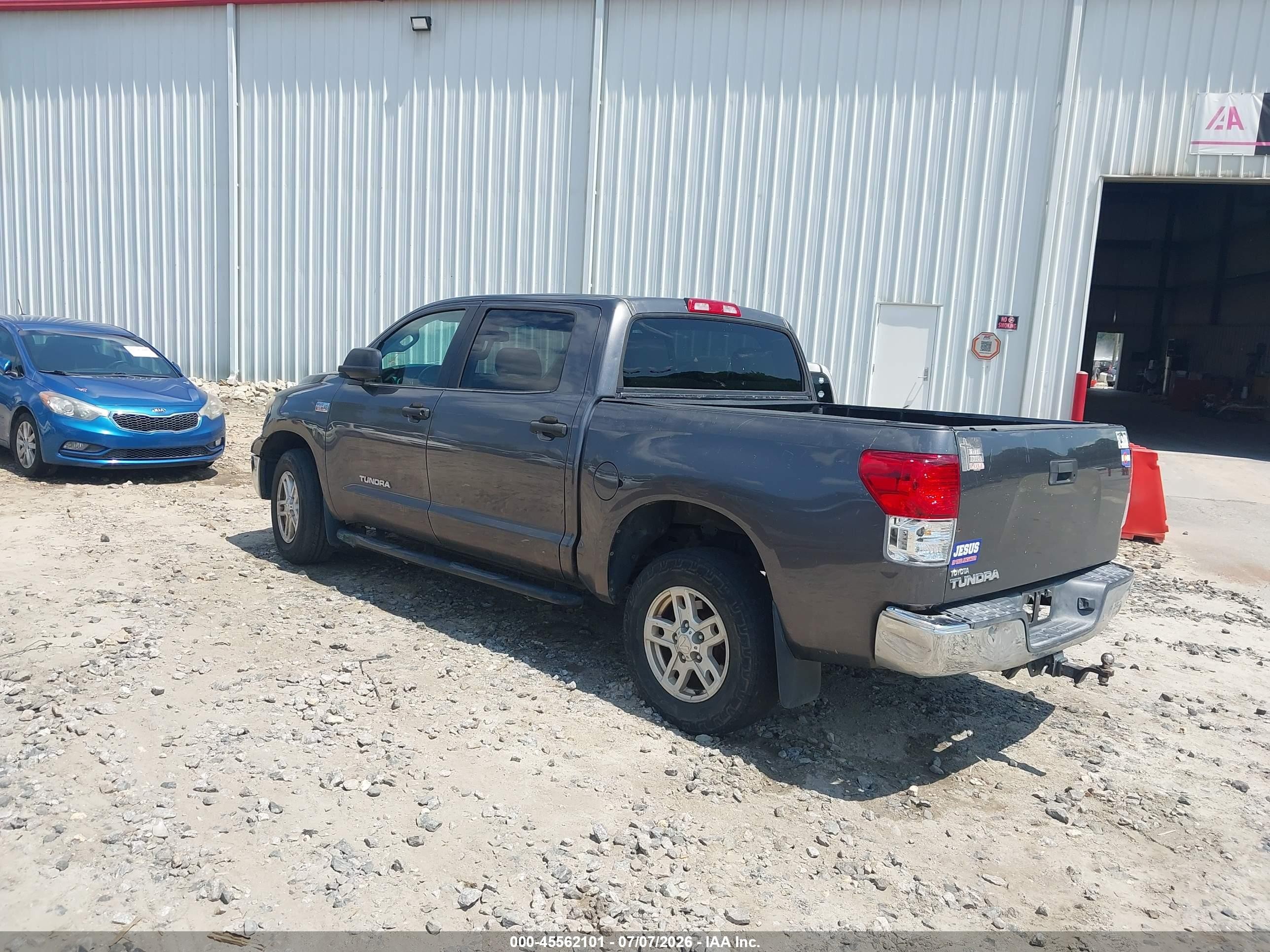 2013 Toyota Tundra Grade 5.7l V8 Gray vin: 5TFEY5F15DX139923