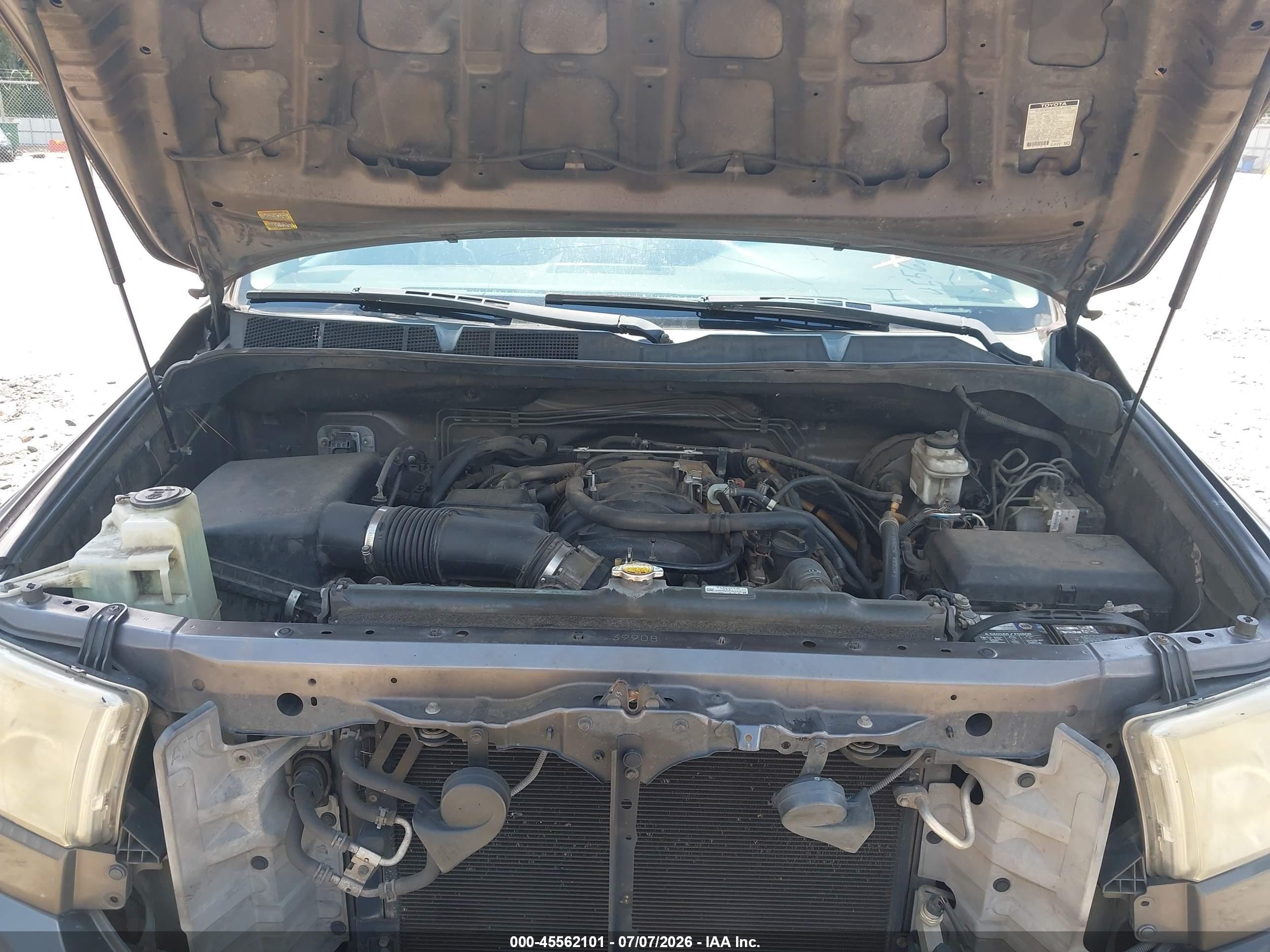2013 Toyota Tundra Grade 5.7l V8 Gray vin: 5TFEY5F15DX139923