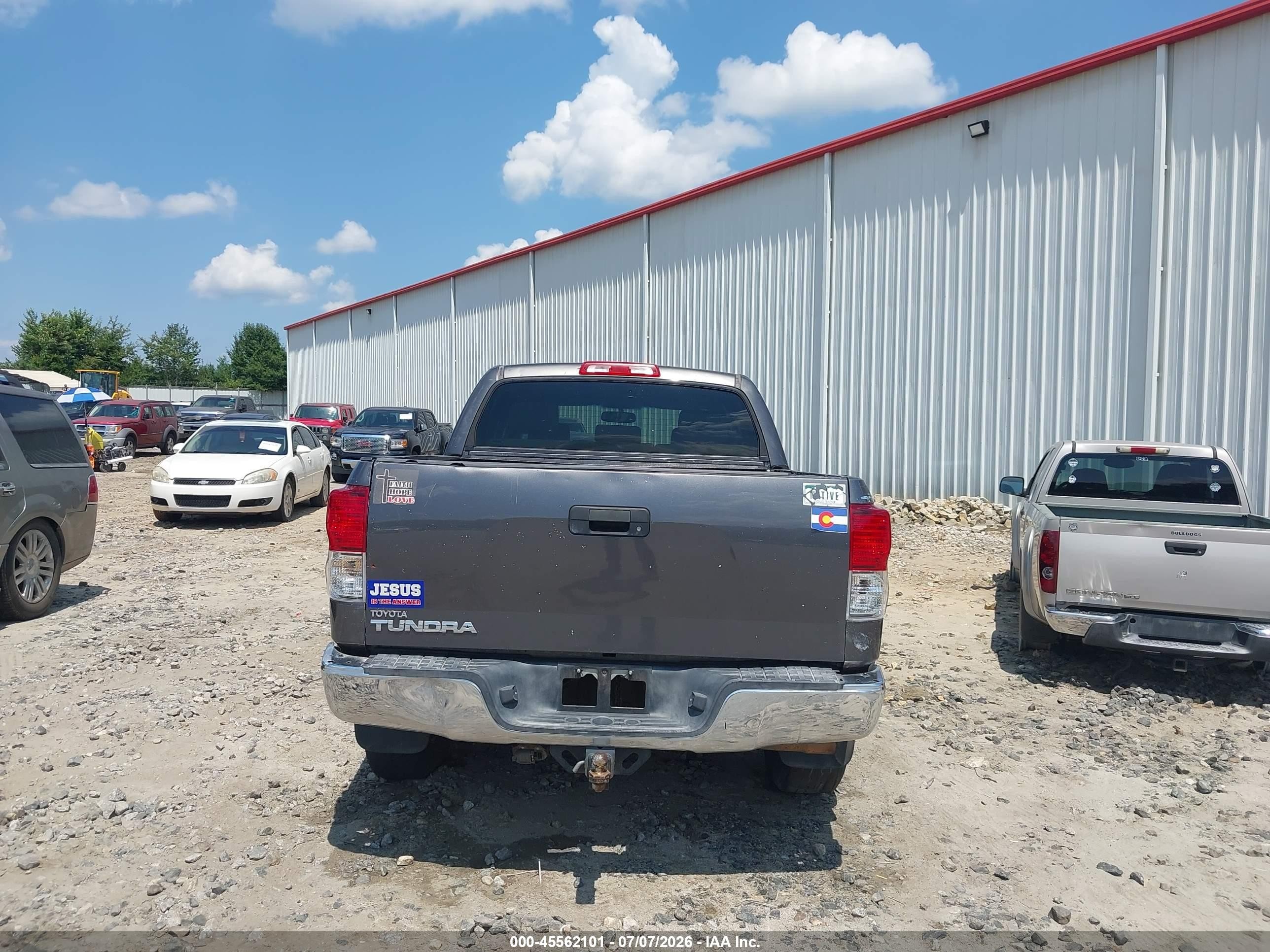 2013 Toyota Tundra Grade 5.7l V8 Gray vin: 5TFEY5F15DX139923
