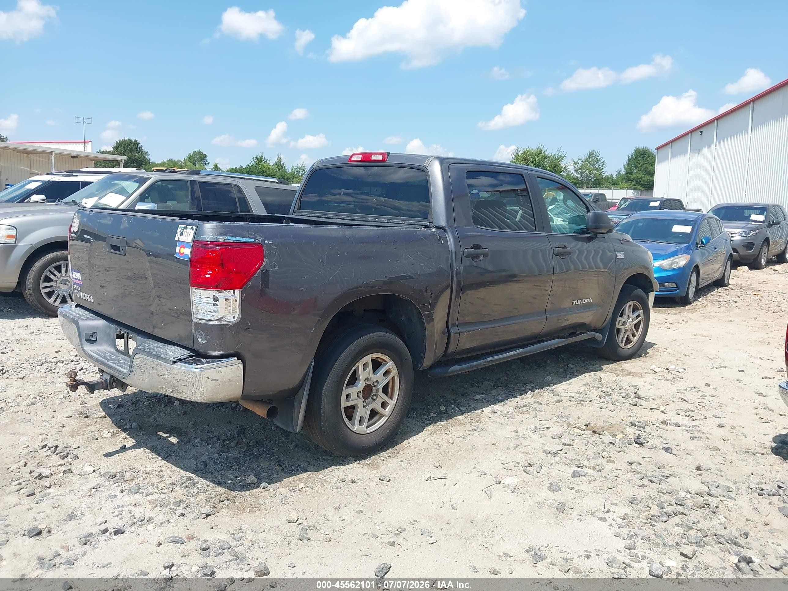 2013 Toyota Tundra Grade 5.7l V8 Gray vin: 5TFEY5F15DX139923